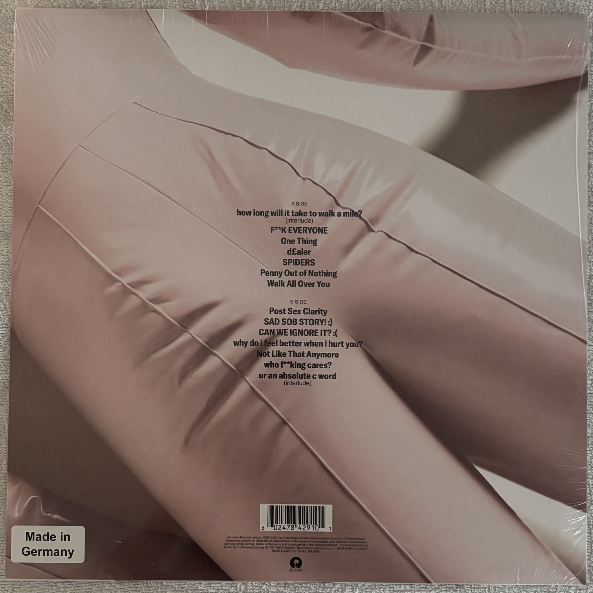 Omslagsbild för skivan LOLA YOUNG I´m Only F**king Myself LP Island Records – 7842910