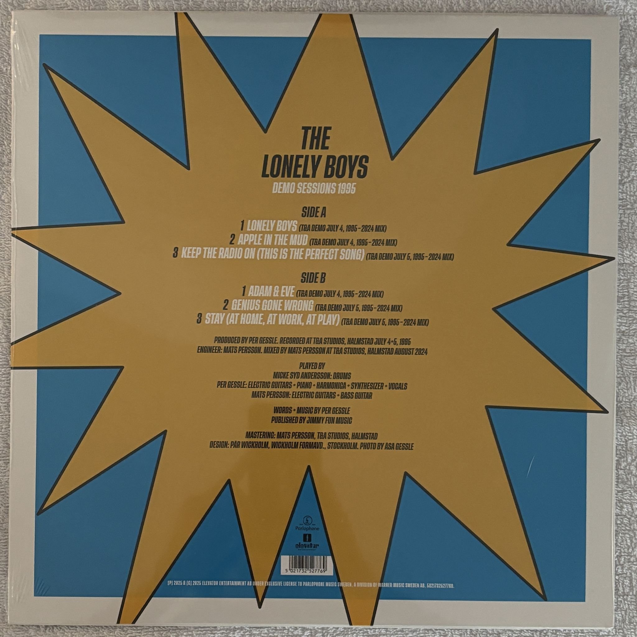 Omslagsbild för skivan PER GESSLE The Per Gessle Archives LP- 2025 Parlophone 5021732527769