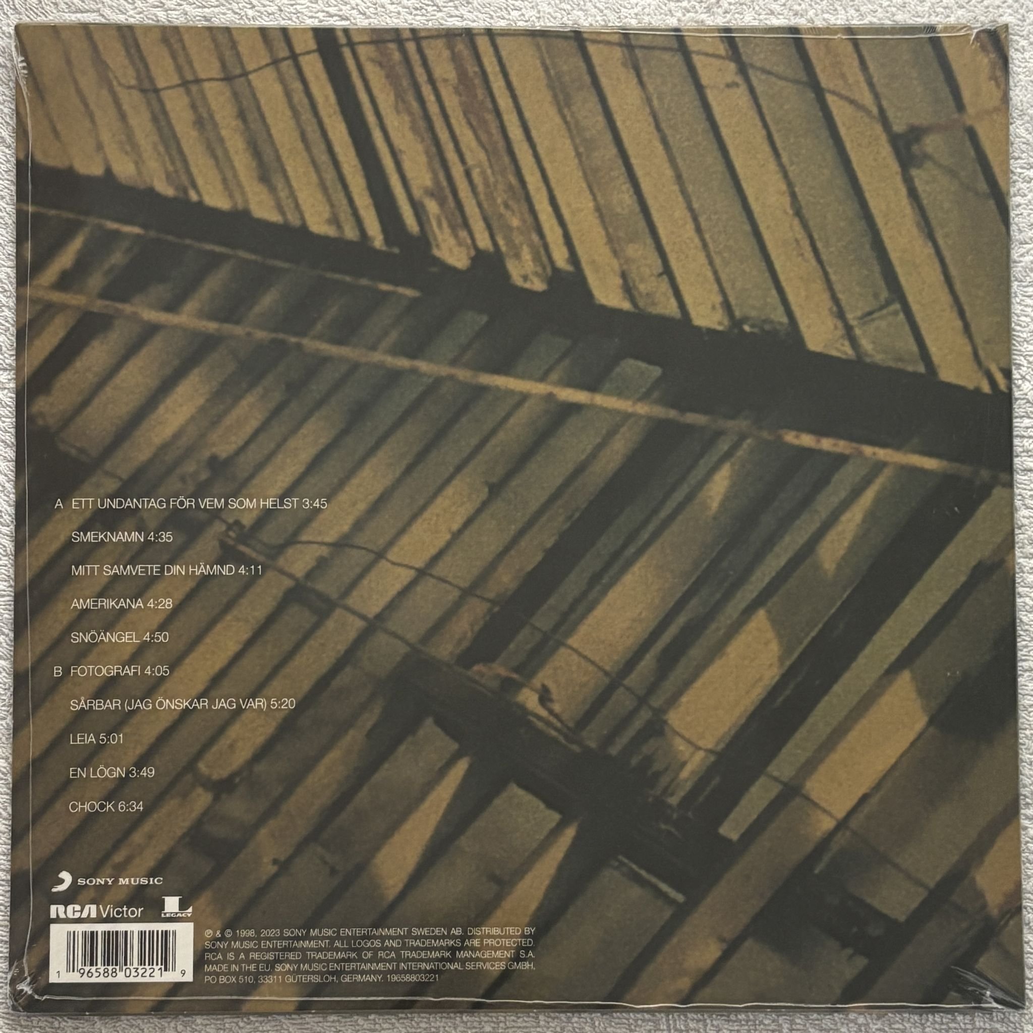 Omslagsbild för skivan PAUS paus LP Sony Music – 19658803221