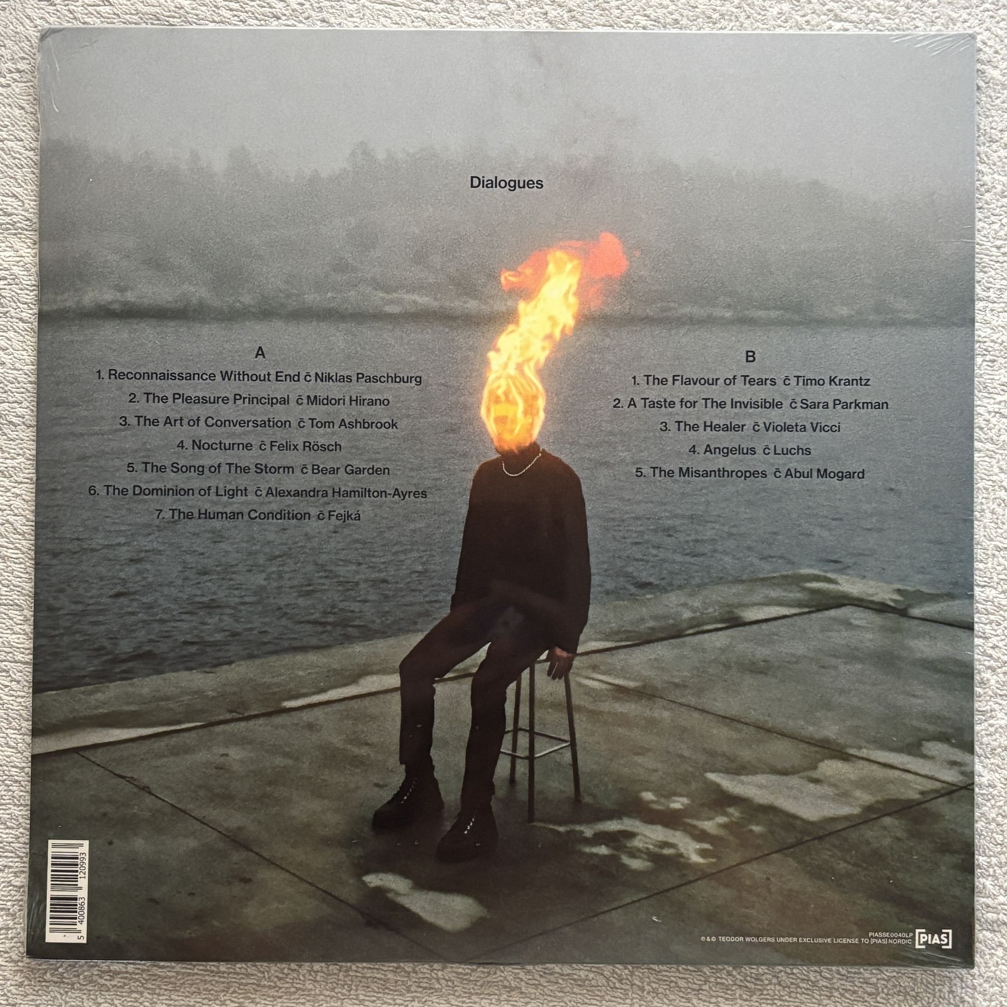 Omslagsbild för skivan TEODOR WOLGERS dialogues LP Nordic PIASSE0040LP