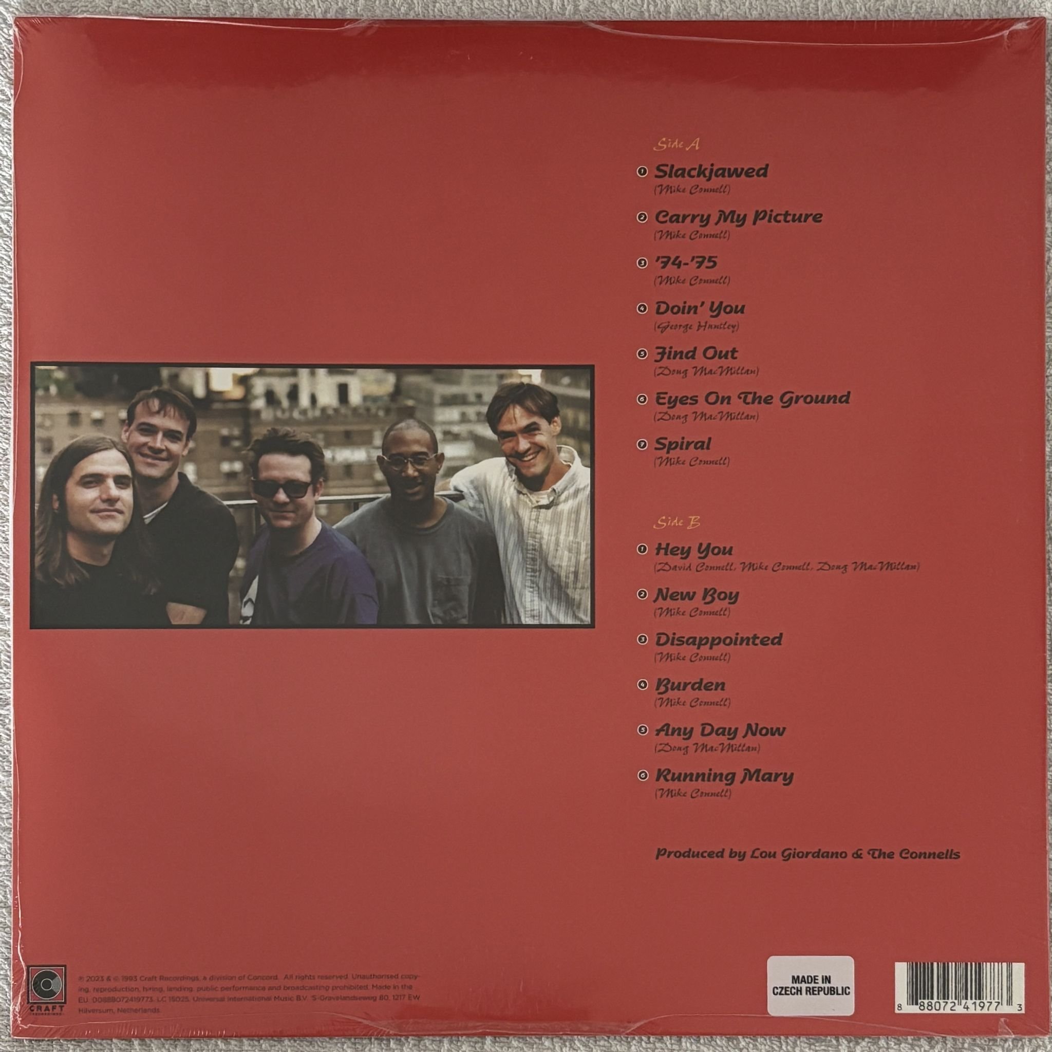 Omslagsbild för skivan THE CONNELLS ring LP Craft Recordings 00888072419773