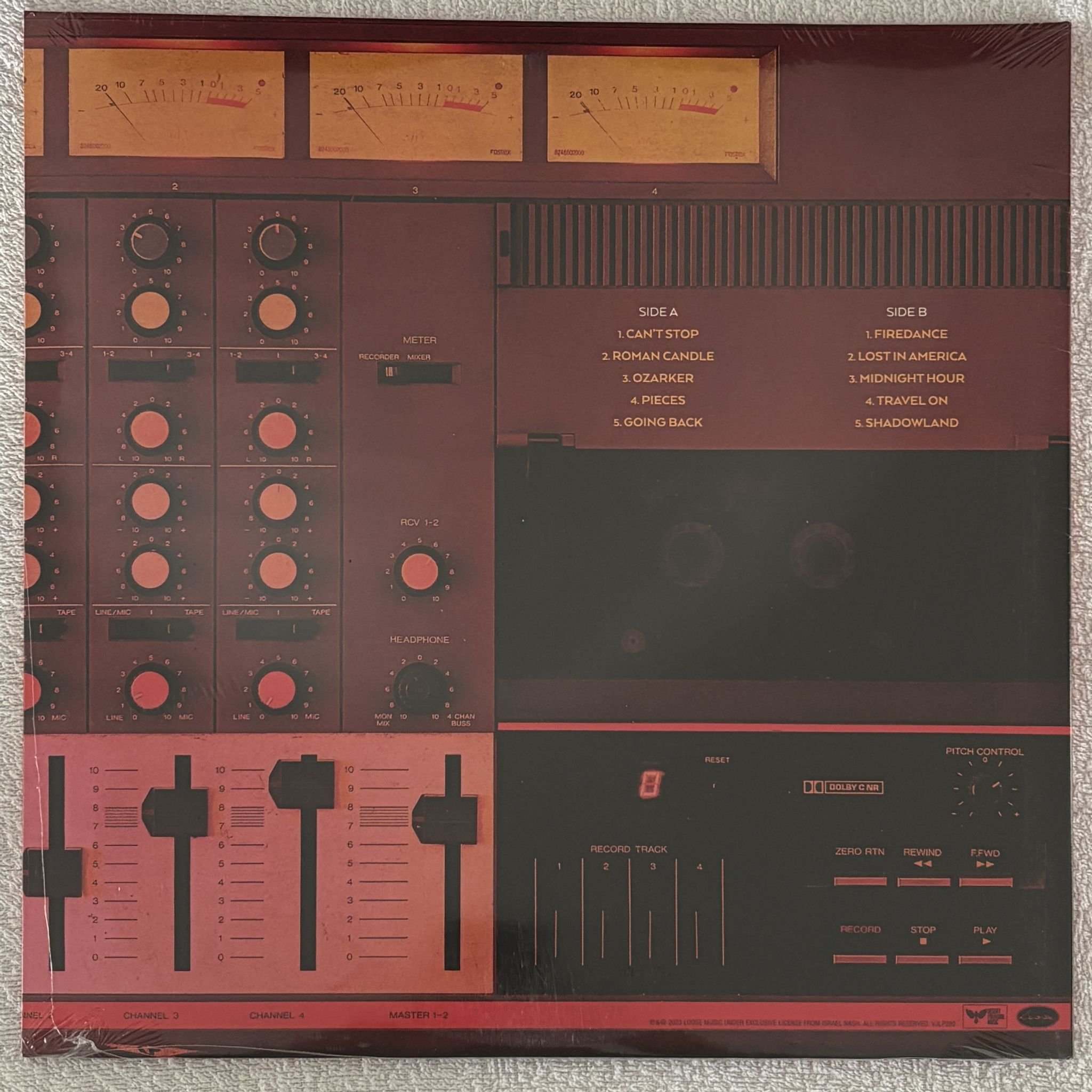 Omslagsbild för skivan ISRAEL NASH ozarker LP Loose Music VJLP280