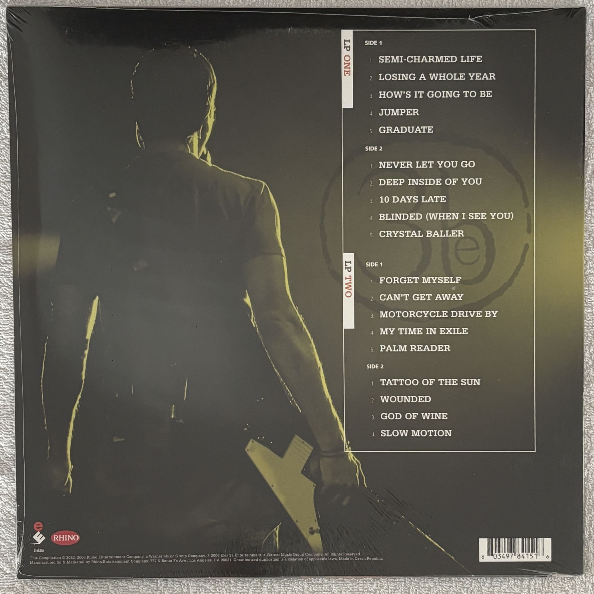 Omslagsbild för skivan THIRD EYE BLIND A collection 2xLP Elektra 603497841516