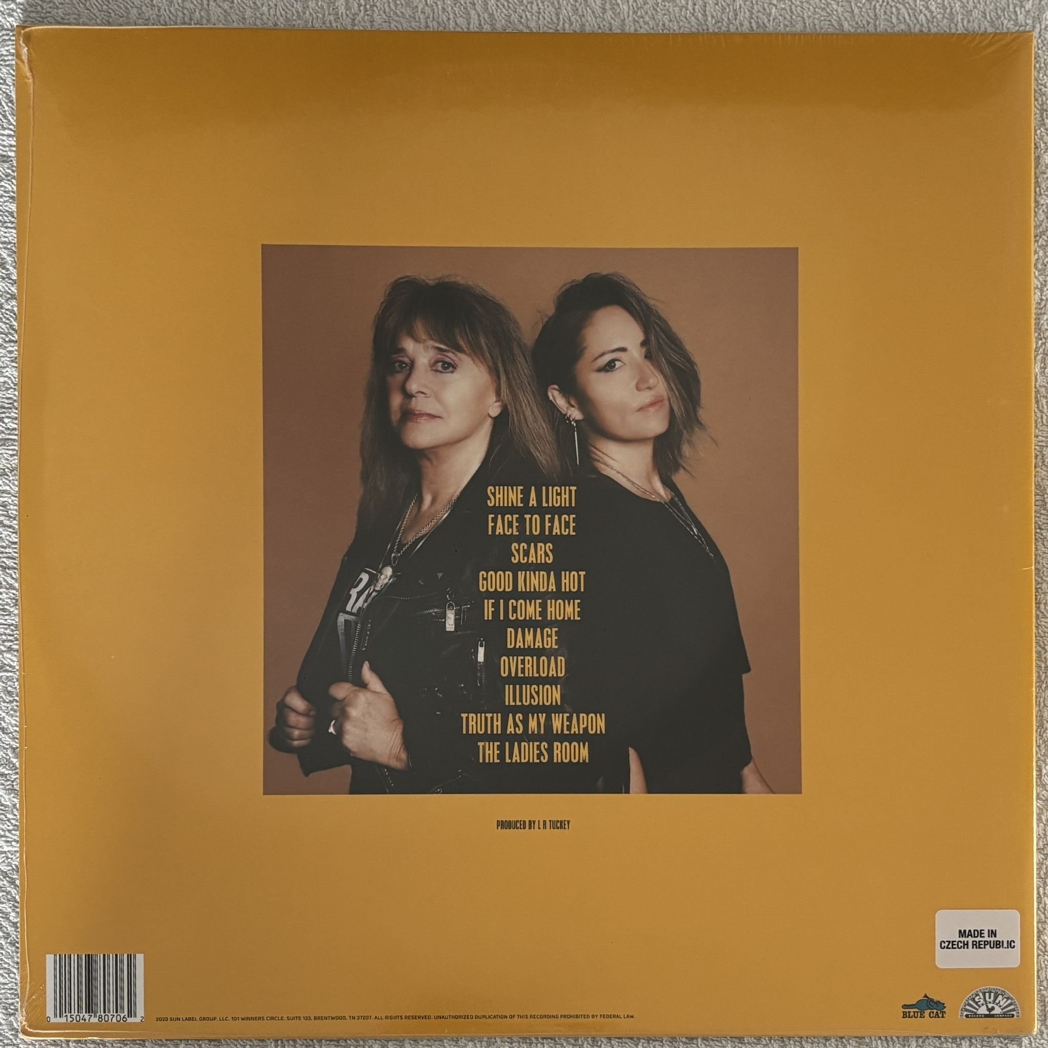 Omslagsbild för skivan QUATRO TUNSTALL Face to face LP Sun SUN8070