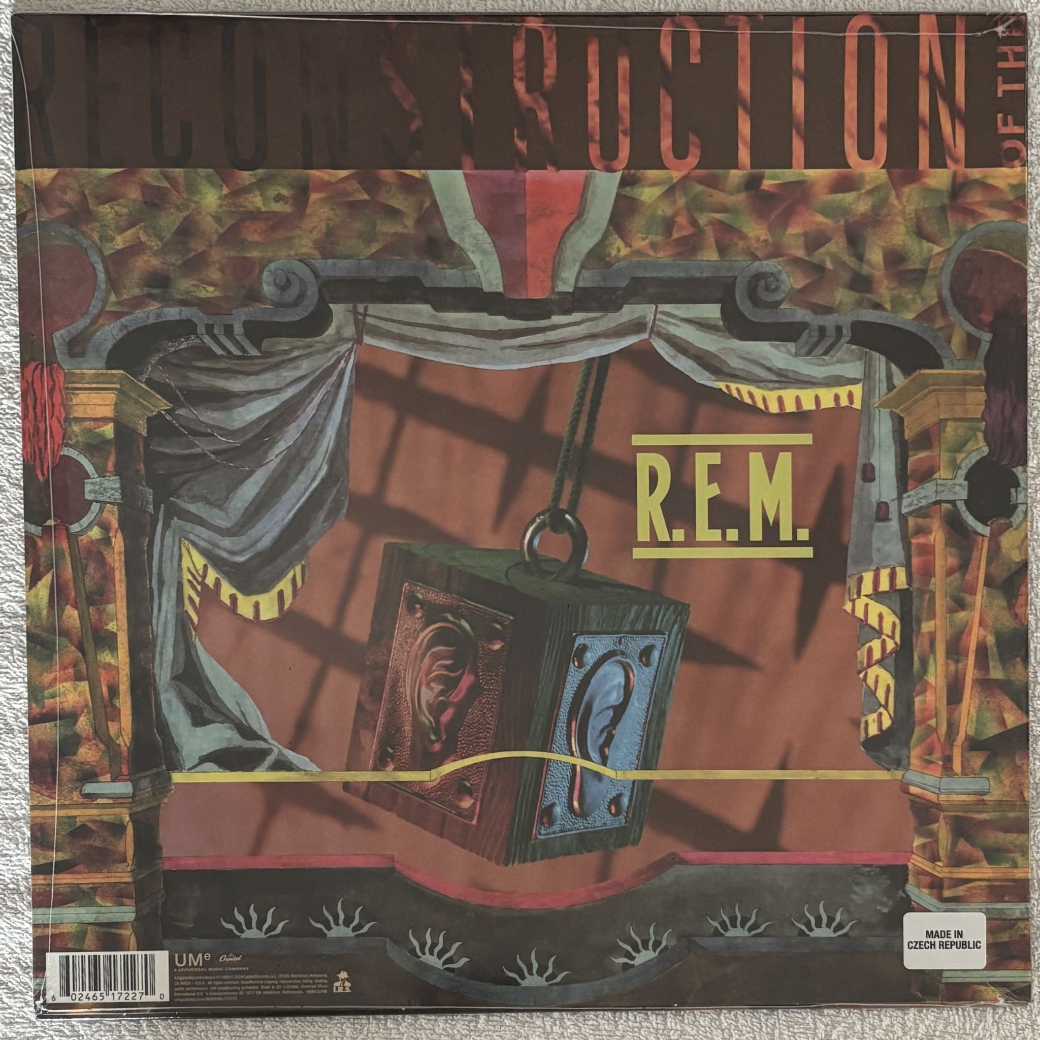 Omslagsbild för skivan R.E.M. Fables Of The Reconstruction LP Capitol Records 602465172270