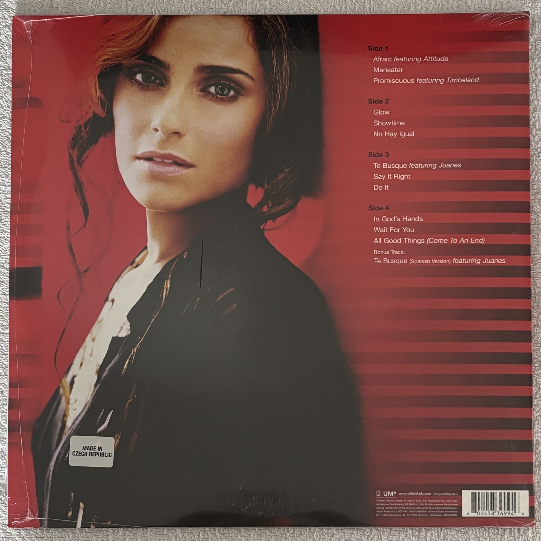 Omslagsbild för skivan NELLY FURTADO Loose LP Geffen Records 00602458167078