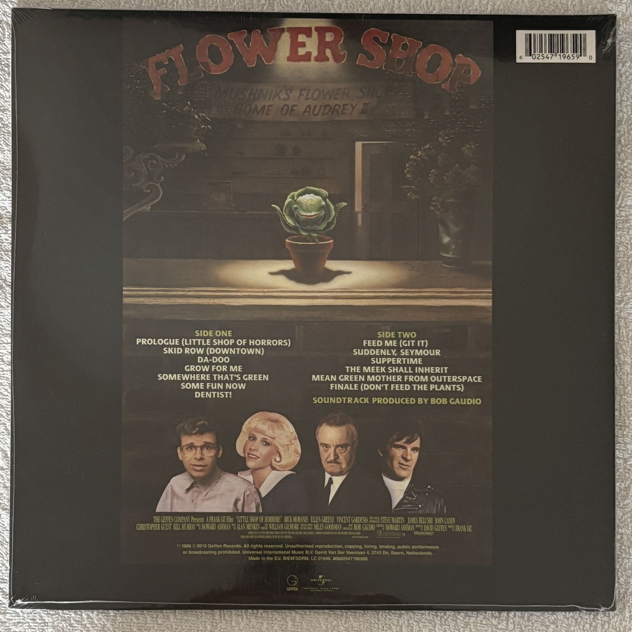 Omslagsbild för skivan ALAN MENKER & HOWARD ASHMAN Little shop of horrors LP 602547196590