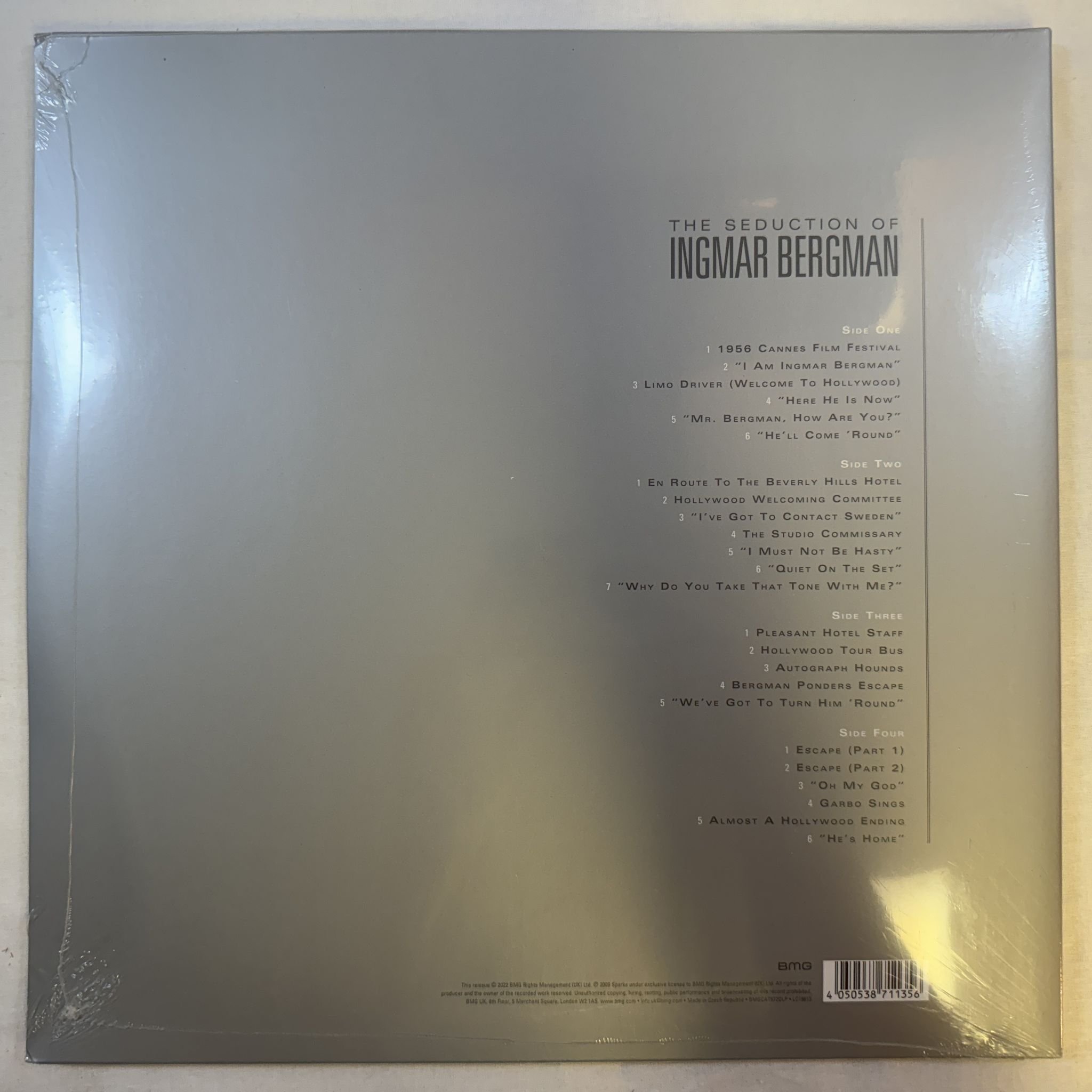 Omslagsbild för skivan SPARKS the seduction of Ingmar Bergman 2XLP -2022 BMGCAT572DLP