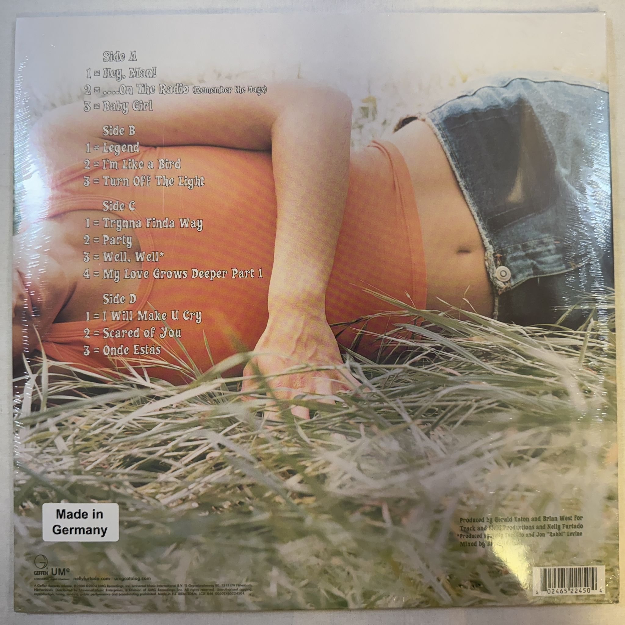 Omslagsbild för skivan NELLY FURTADO whoa, Nelly! 2XLP -2024 Geffen Records – NF0044-50217-2