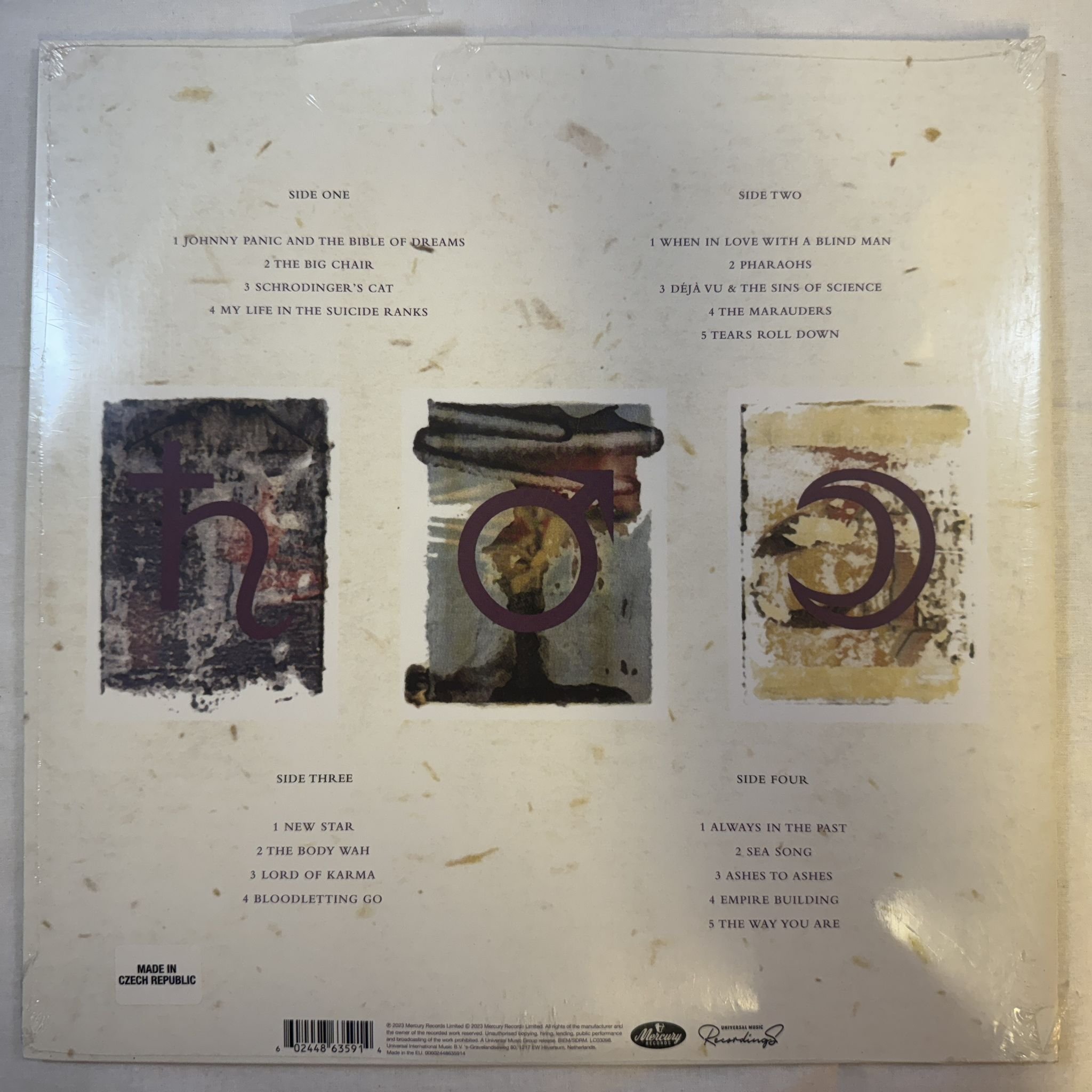 Omslagsbild för skivan TEARS FOR FEARS saturnine martial & lunatic 2XLP Mercury – 4863591