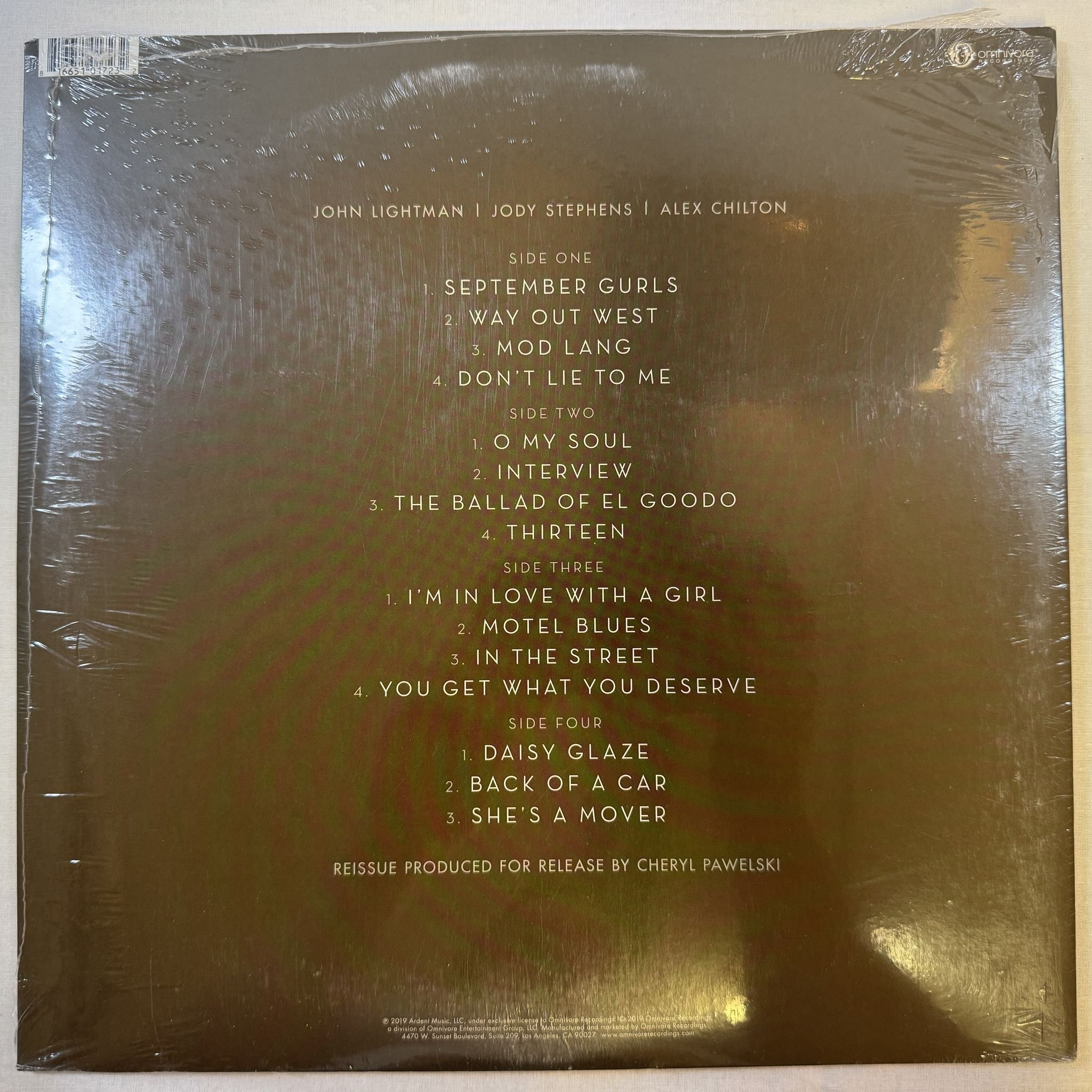 Omslagsbild för skivan BIG STAR live on WLIR 2XLP -2019 Omnivore Recordings – OVLP-321