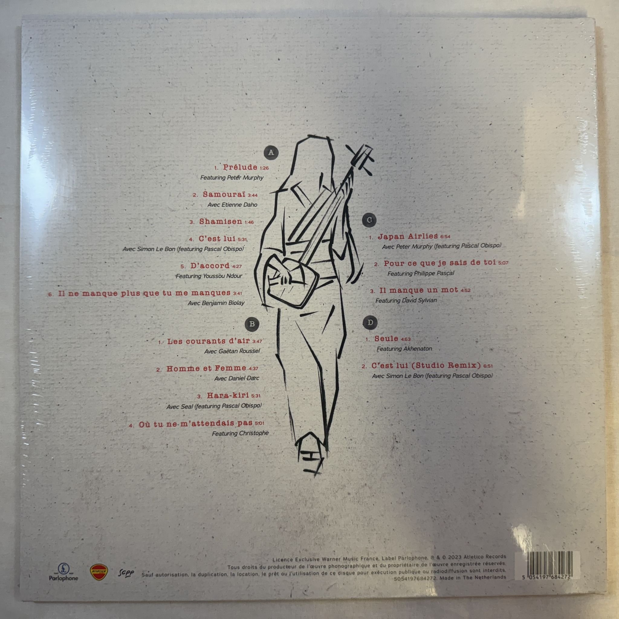 Omslagsbild för skivan ISABELLE ADJANI Adjani bande originale 2XLP -2023 Parlophone – 5054197684272