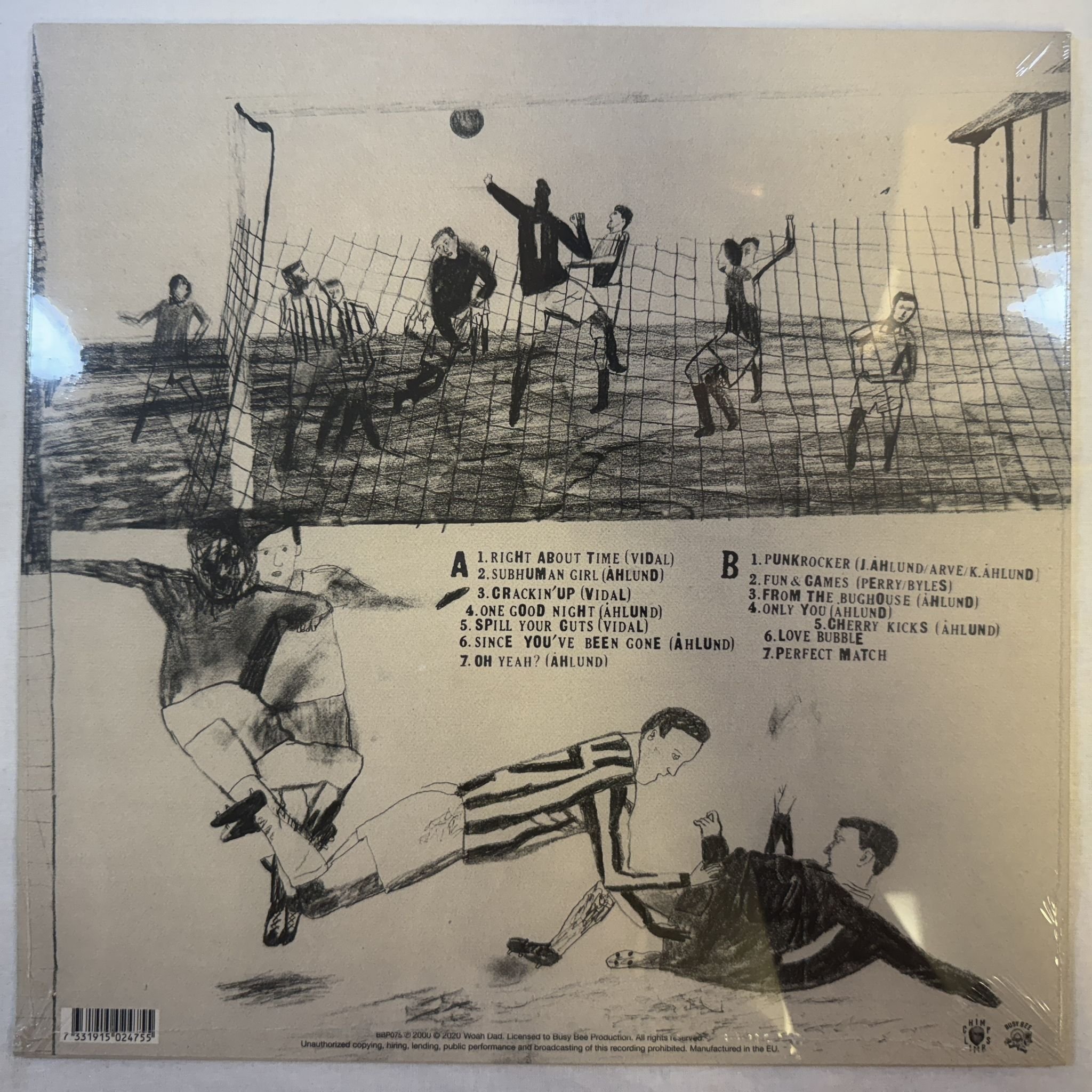 Omslagsbild för skivan CEASRAS PALACE cherry kicks LP -2020 Busy Bee Production – BBP075