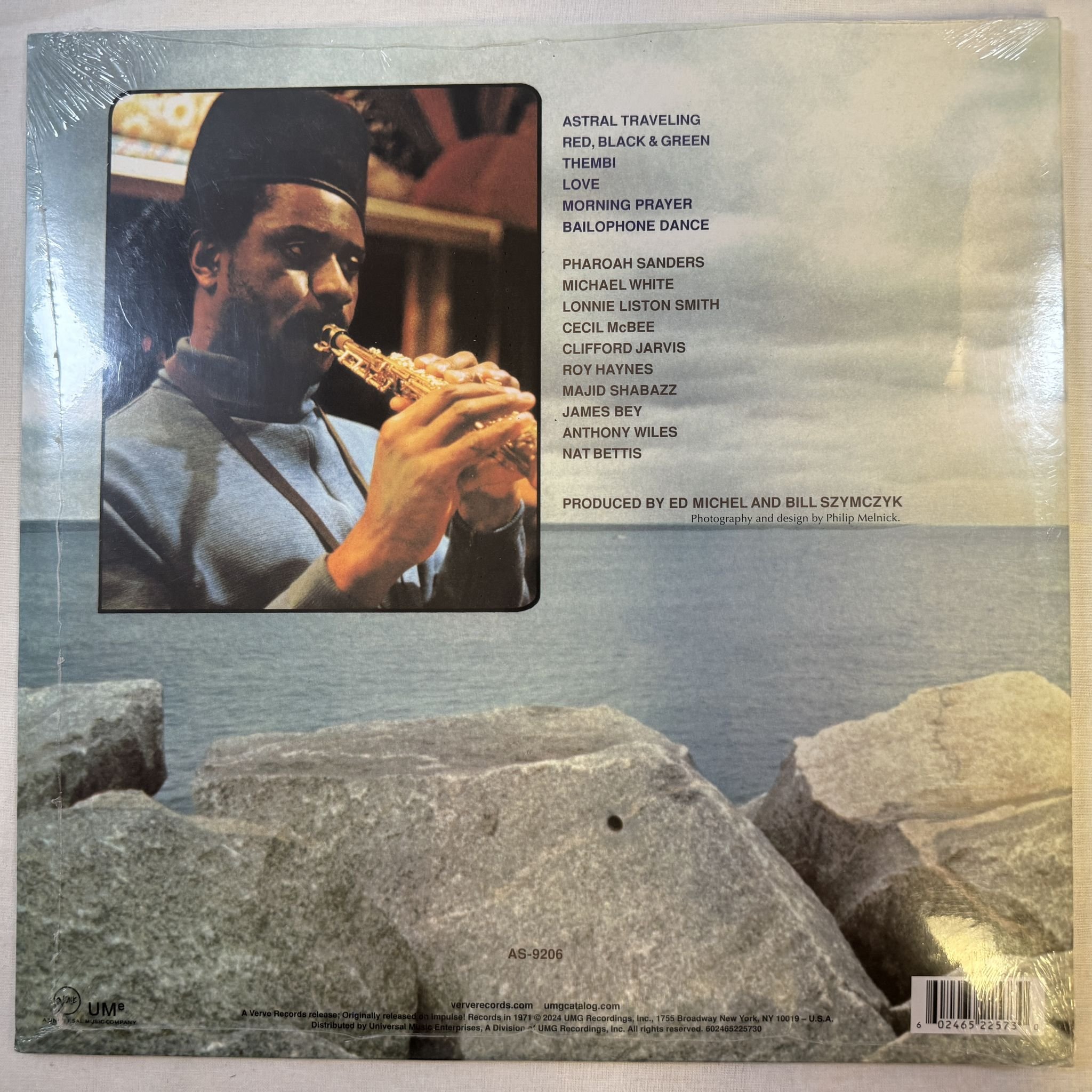 Omslagsbild för skivan PHAROAH SANDERS thembi LP -2024 Impulse! – AS-9206