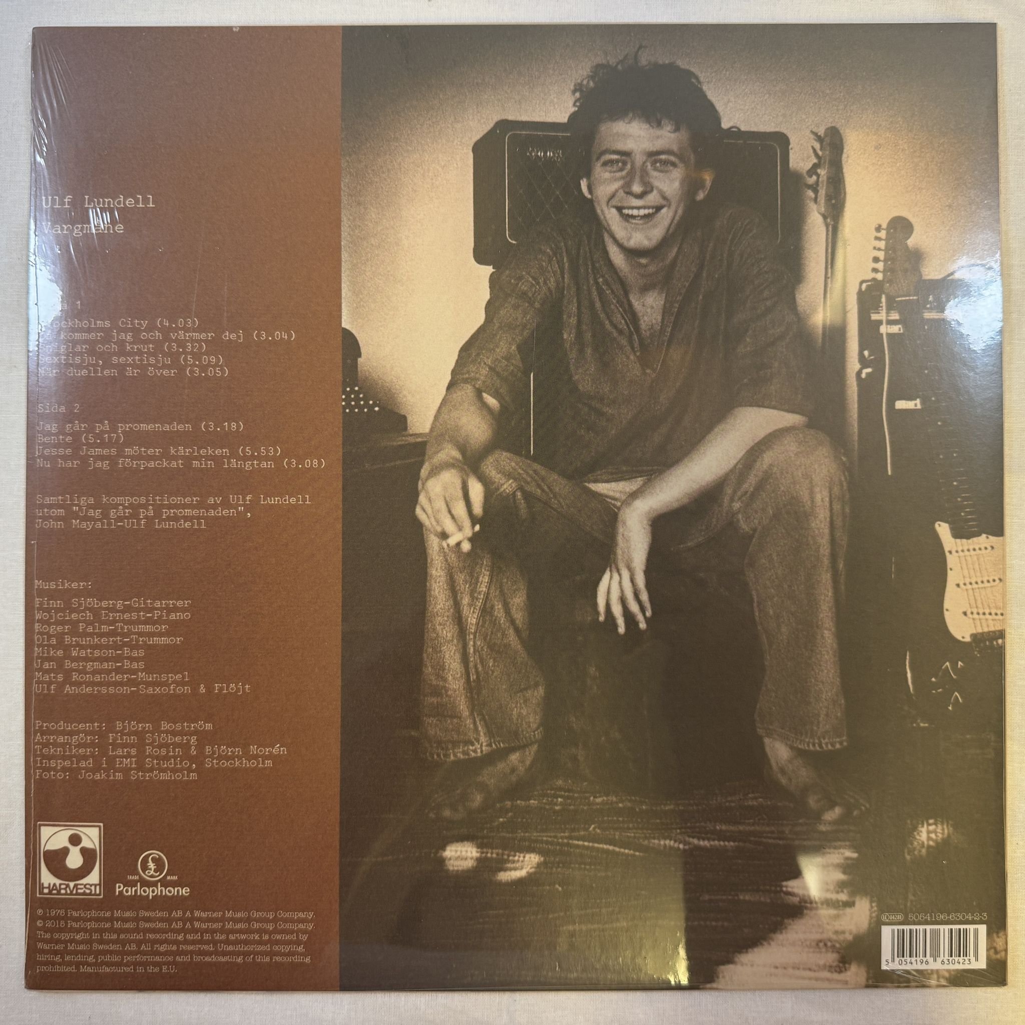 Omslagsbild för skivan ULF LUNDELL vargmåne LP -2015 Parlophone – 5054196630423