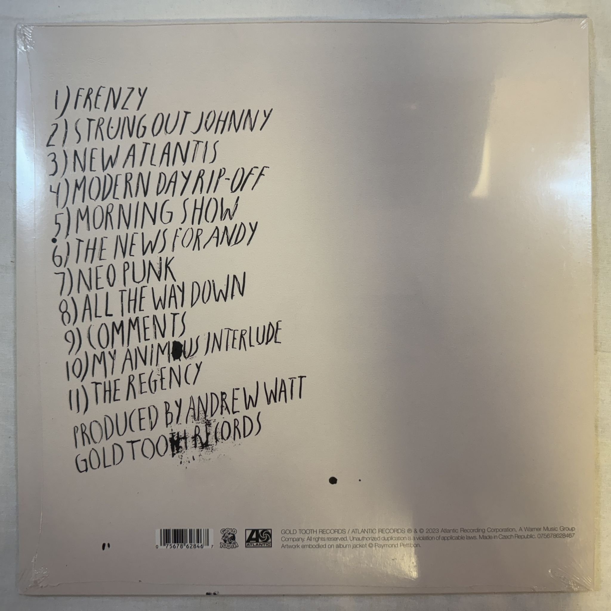 Omslagsbild för skivan IGGY POP every loser LP -2023 Gold Tooth – 075678628467