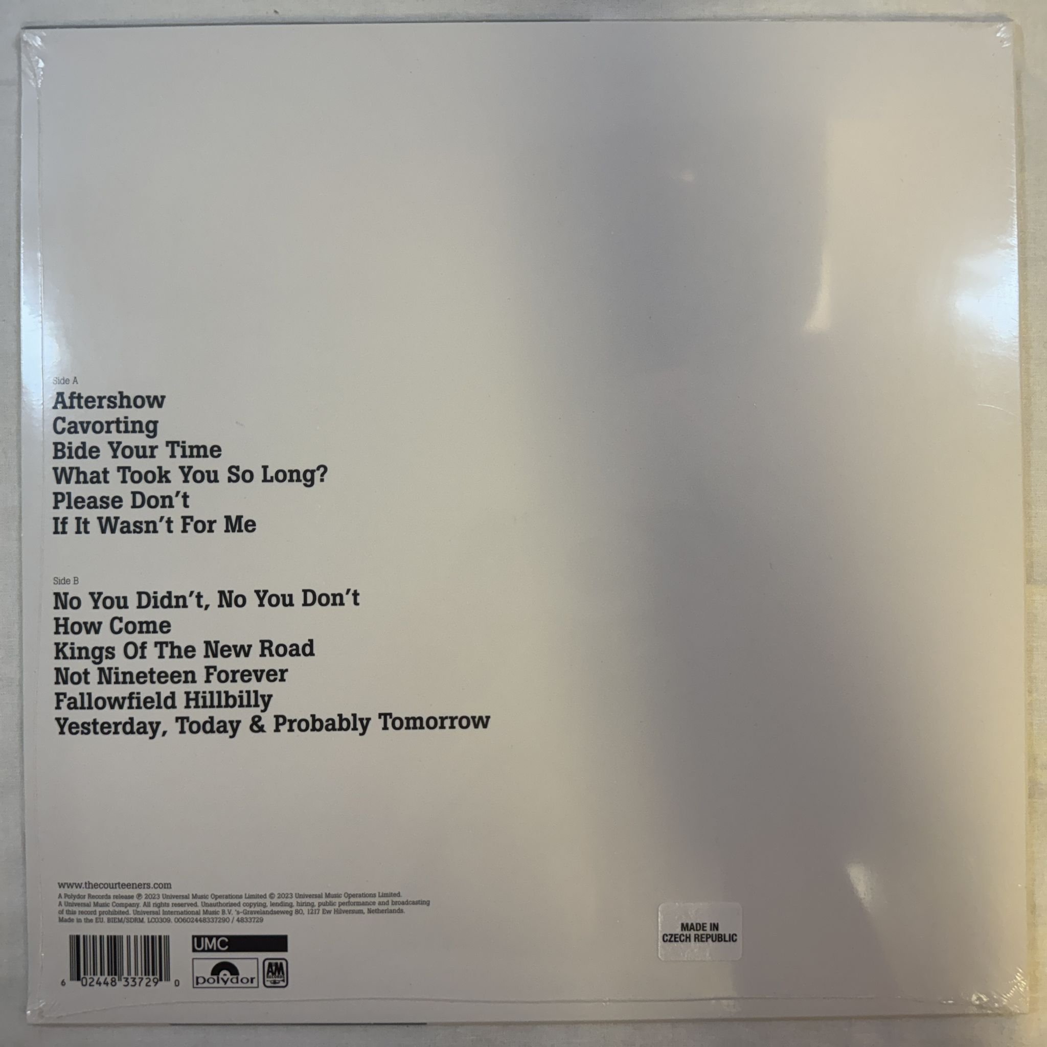 Omslagsbild för skivan THE COURTEENERS st. jude LP -2023 Polydor – 4833729