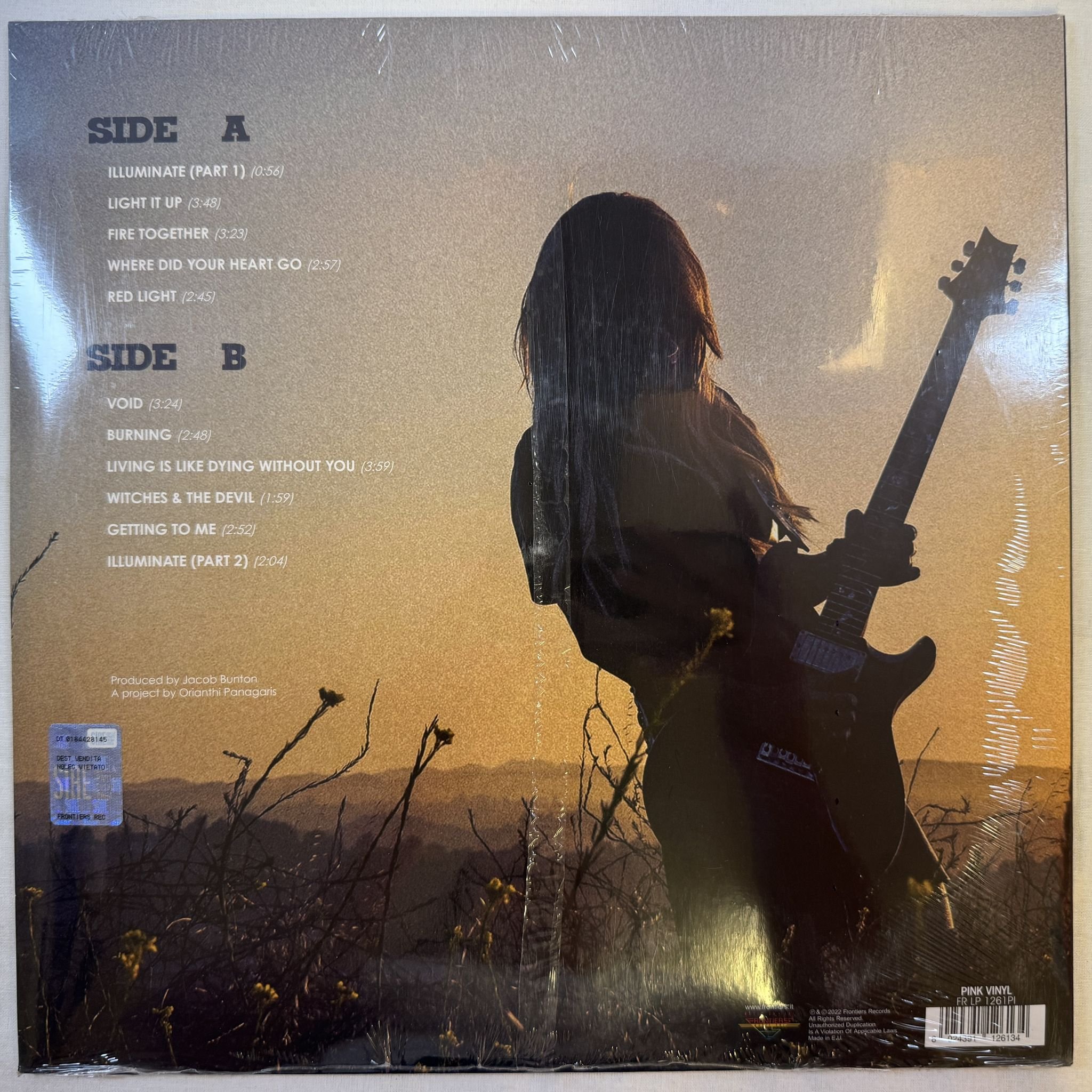 Omslagsbild för skivan ORIANTHI rock candy LP -2022 Frontiers Music SRL – FR LP 1261PI