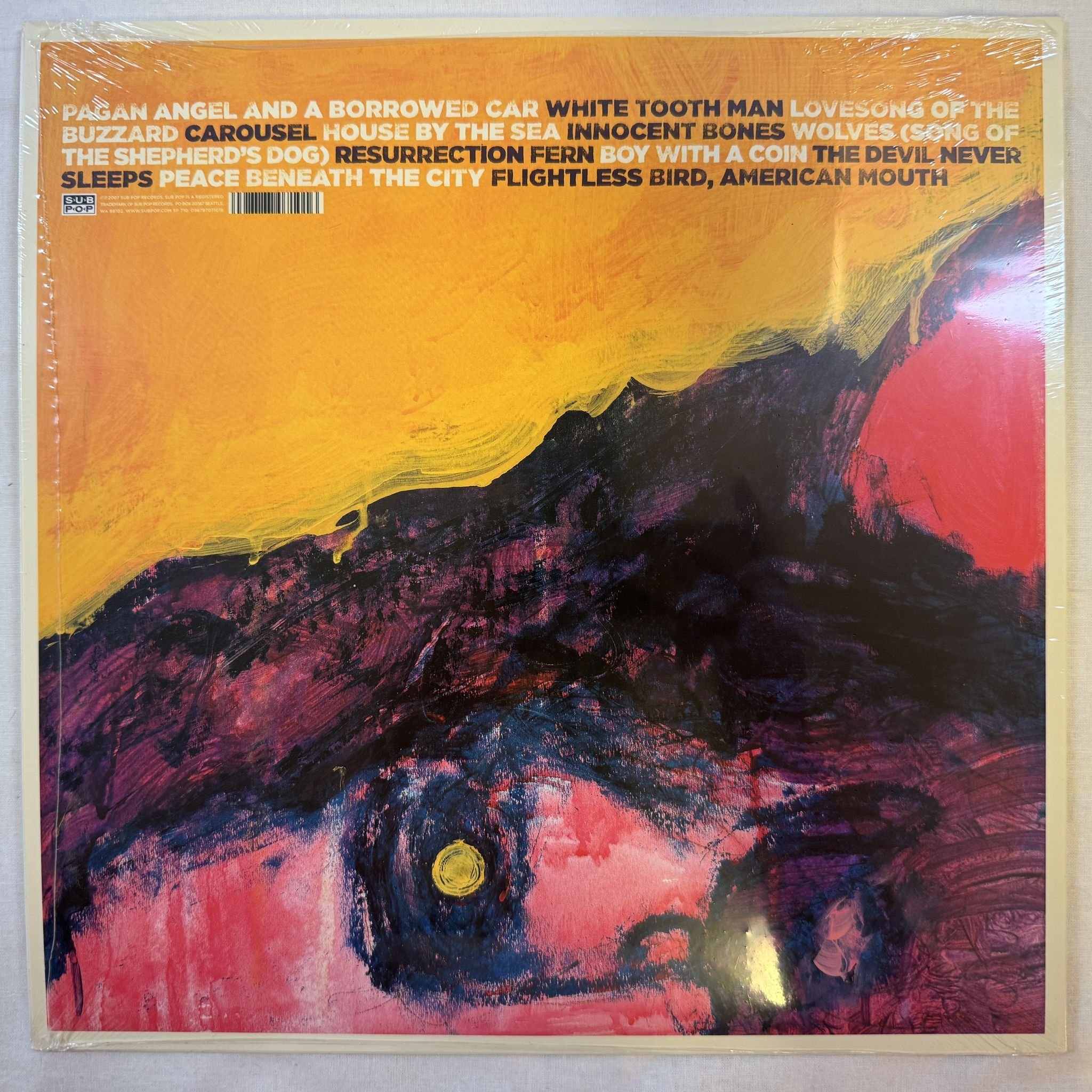 Omslagsbild för skivan IRON AND WINE the shepherd's dog LP -2016 Sub Pop – SP 710