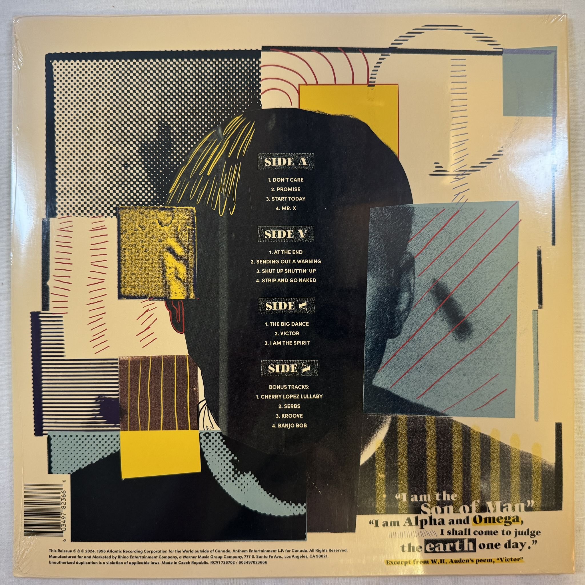 Omslagsbild för skivan ALEX LIFESON victor 2XLP -2024 ANTHEM RCV1 726702