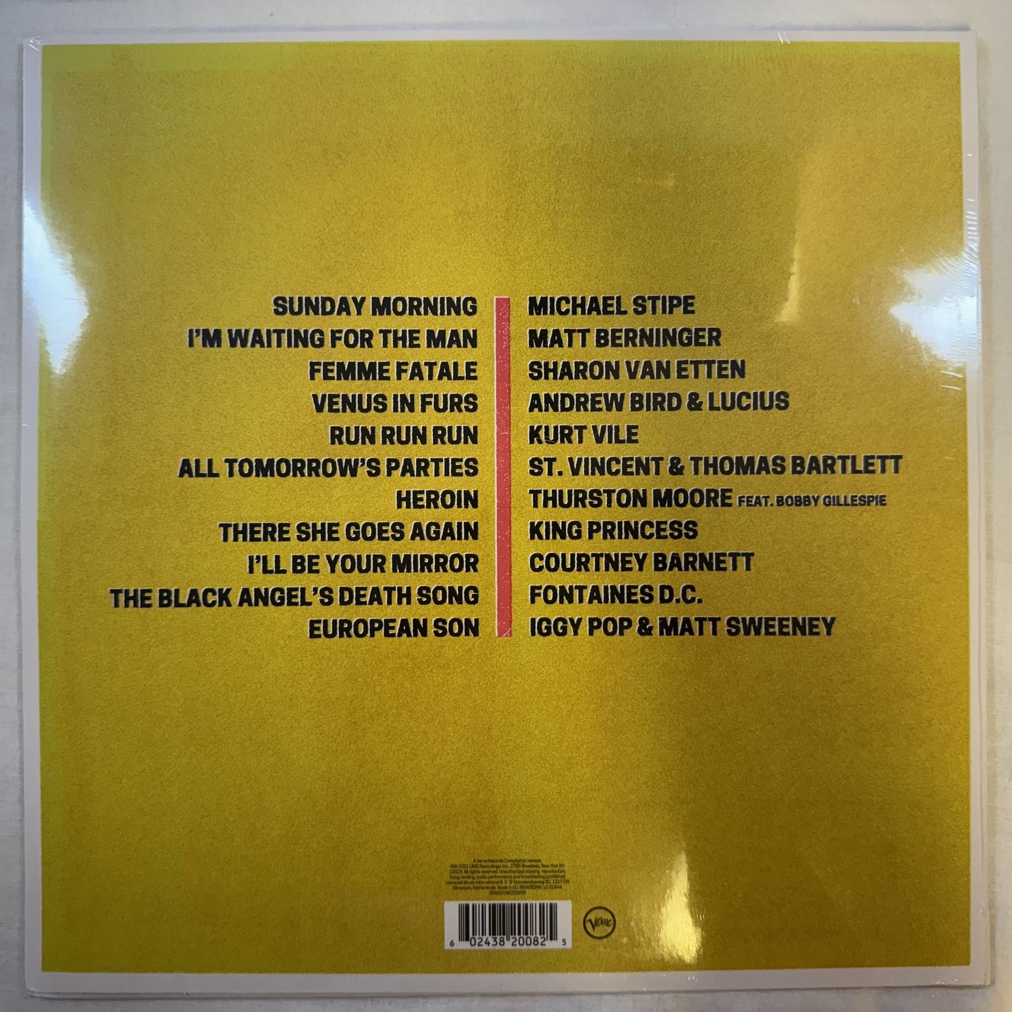 Omslagsbild för skivan VARIOUS I'll be your mirror 2XLP -2021 Verve Records – 00602438200825