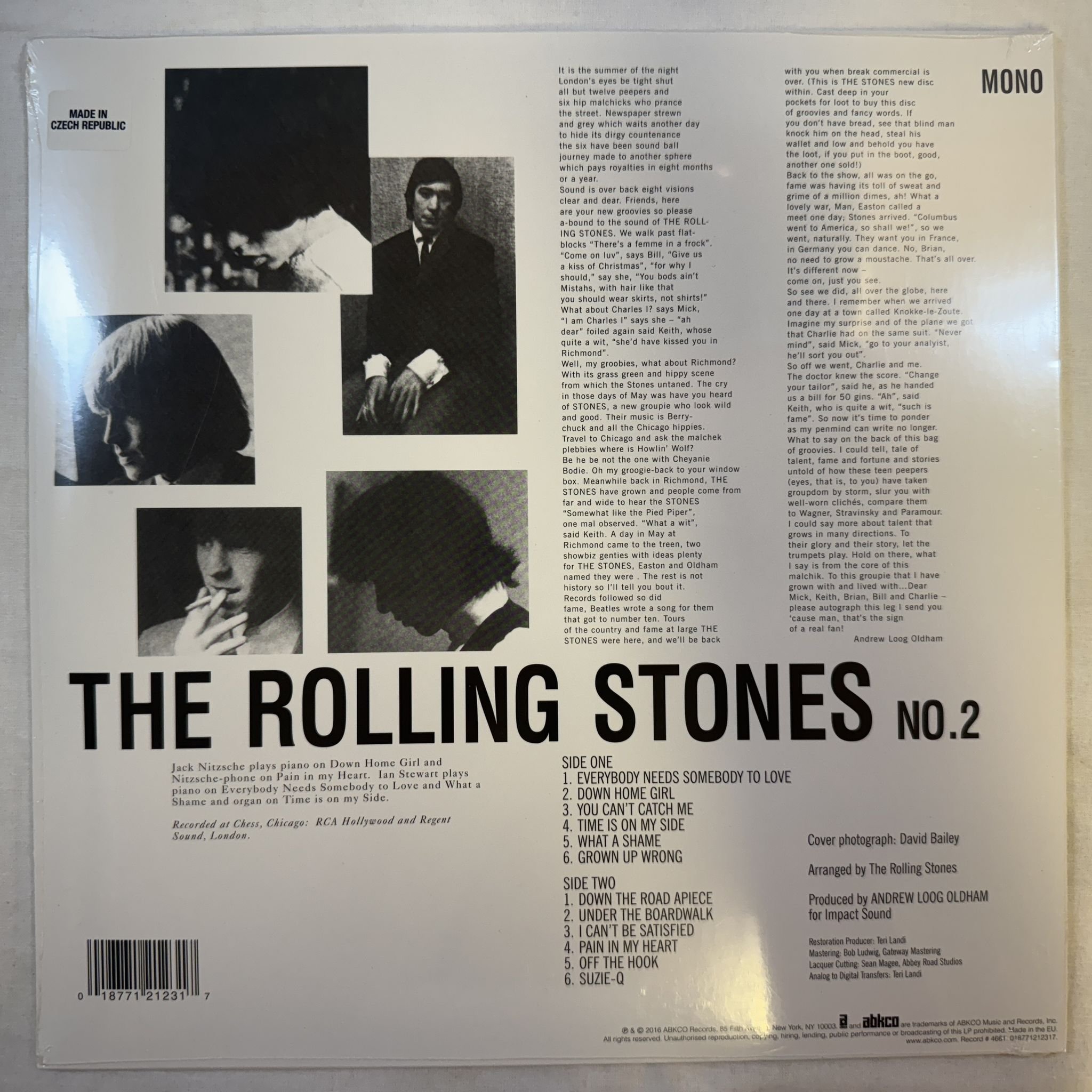 Omslagsbild för skivan THE ROLLING STONES no.2 LP -2024 ABKCO – 2123-1
