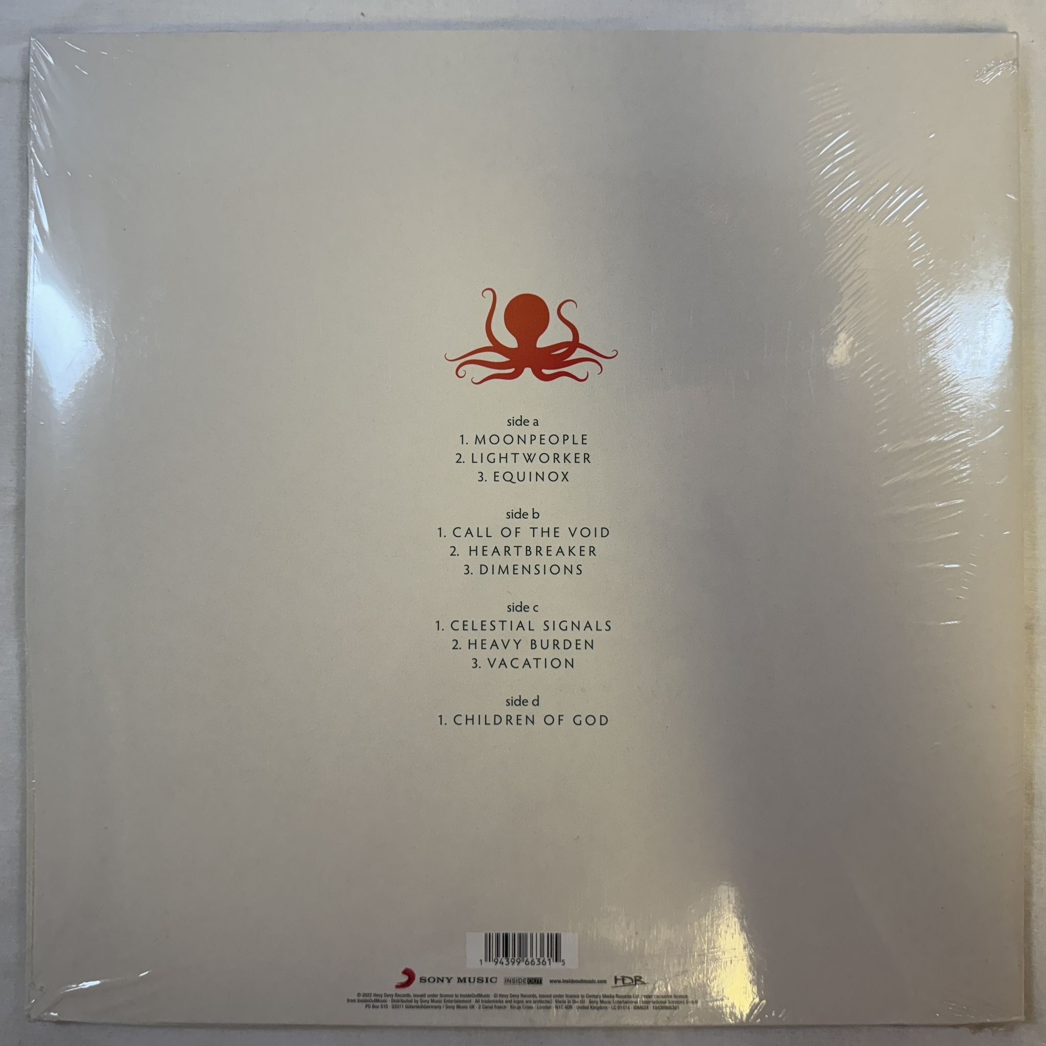 Omslagsbild för skivan DEVIN TOWNSEND light work 2XLP -2022 Inside Out Music – IOM624