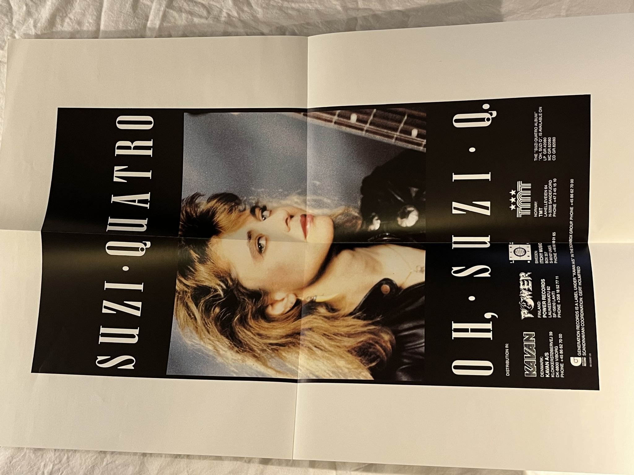Omslagsbild för skivan SUZI QUATRO oh suzi q LP -91 ncb GENERATION GR 42 080