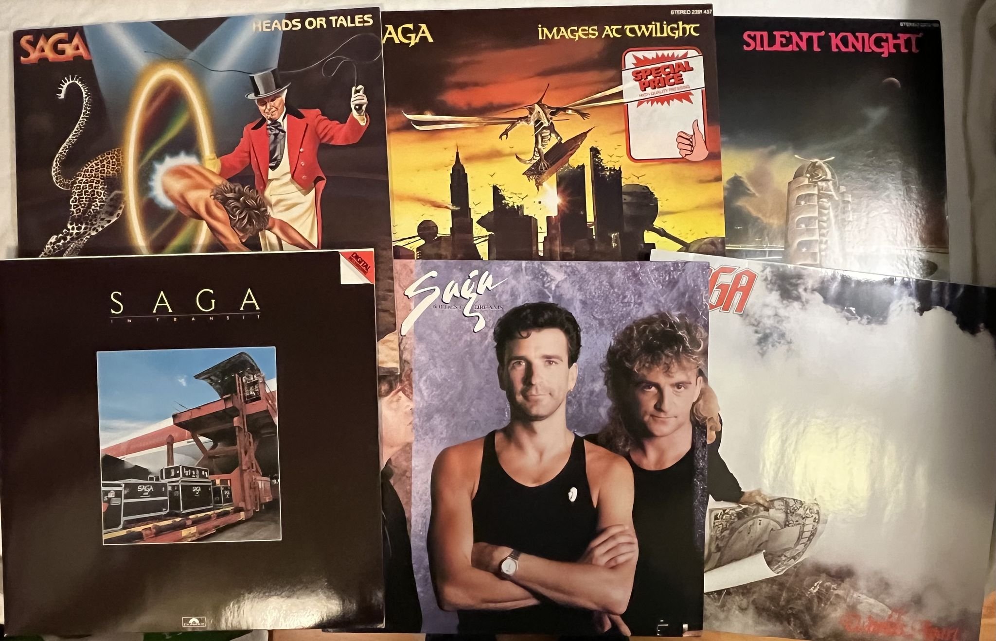 Omslagsbild för skivan SAGA collection 6xLP box set SCANDIANAVIAN MUSIC 15-5879 *** SUPER RARE ***