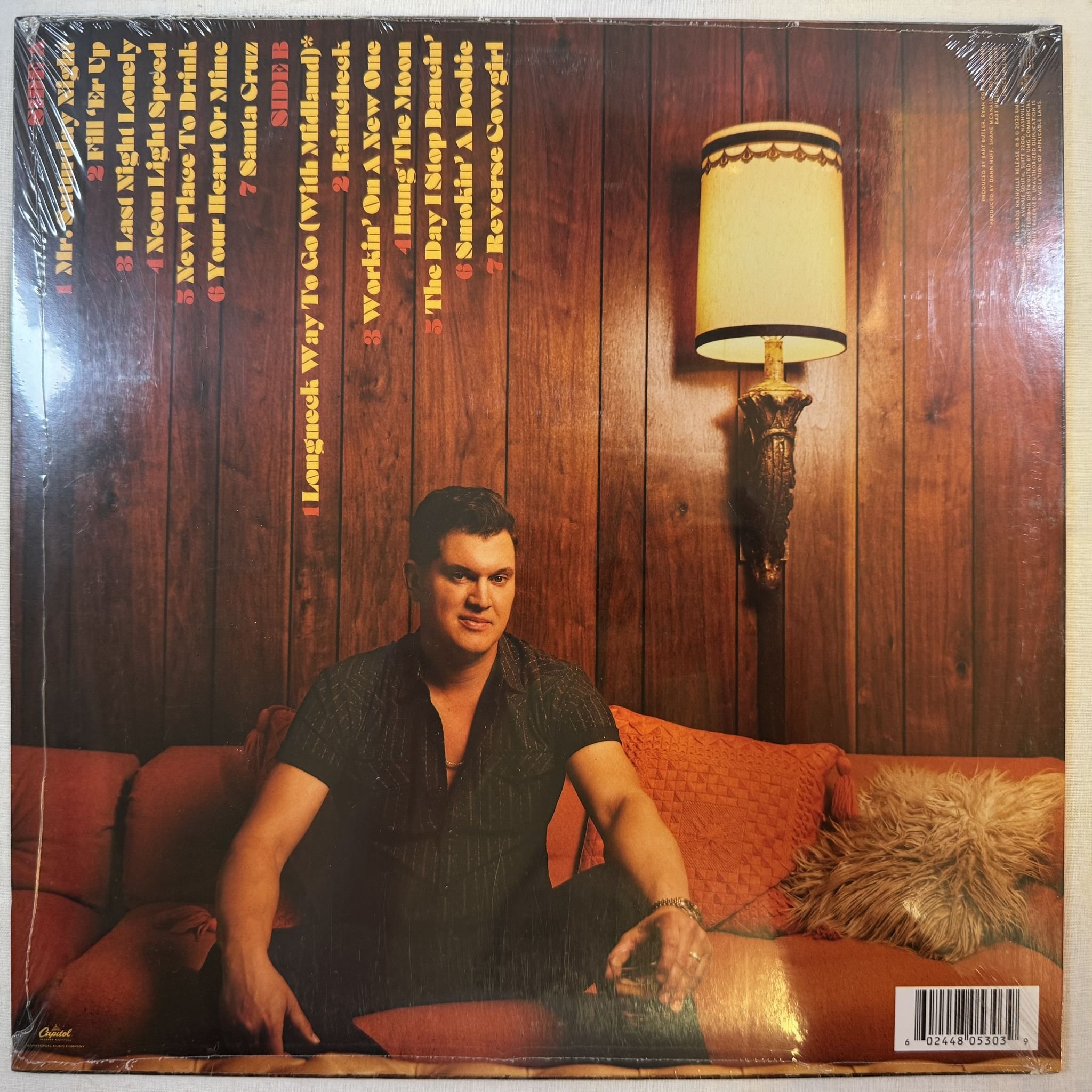 Omslagsbild för skivan JON PARDI Mr. Saturday night LP -2022 Capitol Records – B0036110-01