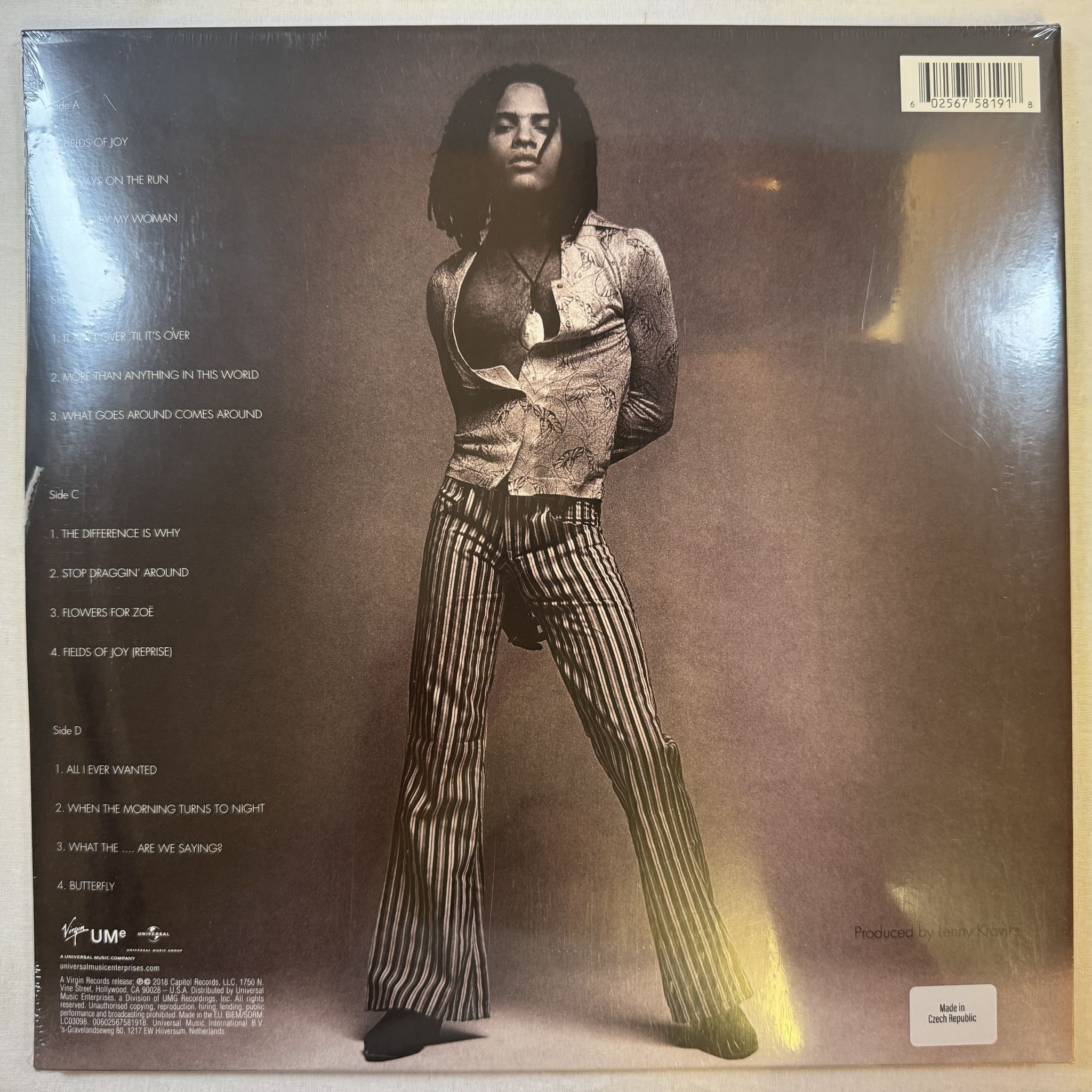 Omslagsbild för skivan LENNY KREVITZ mama said 2XLP -2018 Virgin – 00602567581918