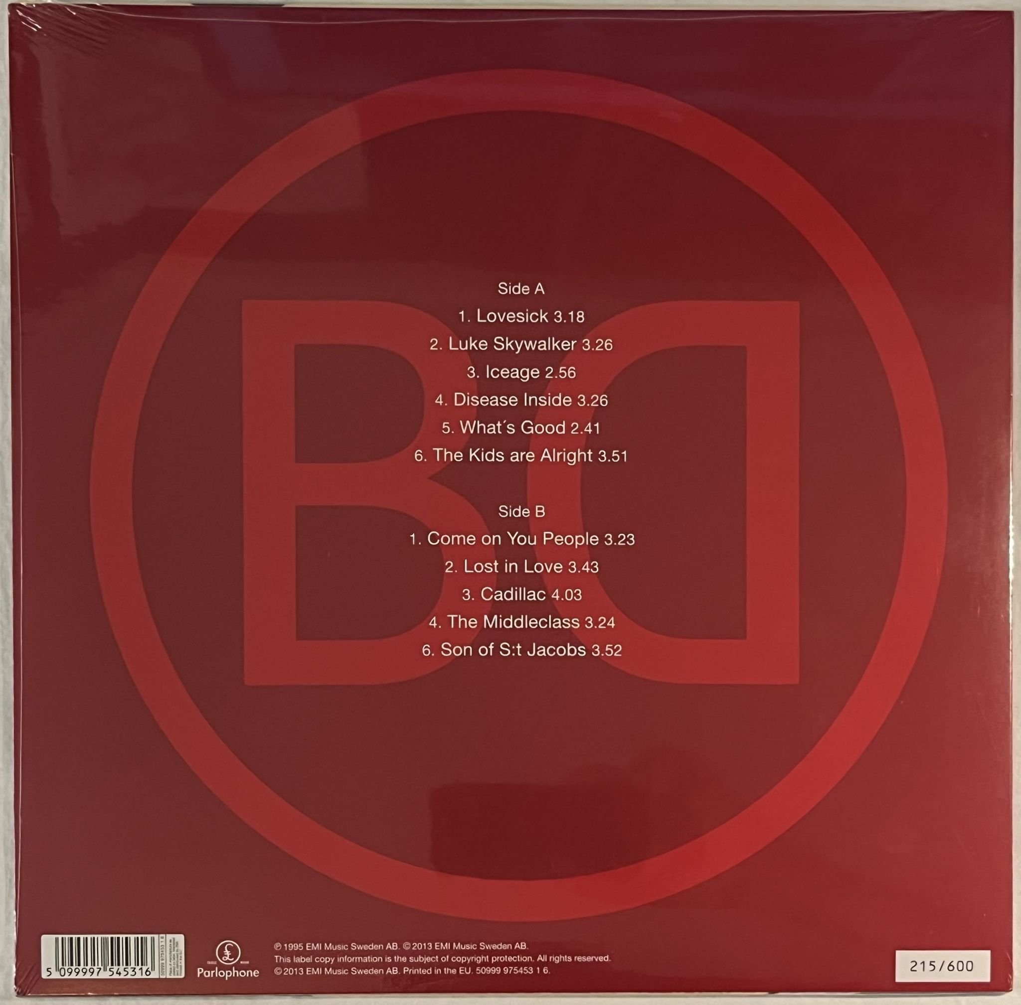 Omslagsbild för skivan BRODER DANIEL Saturday Night Engine LP 2013 PARLOPHONE ** Numbered / Sealed **