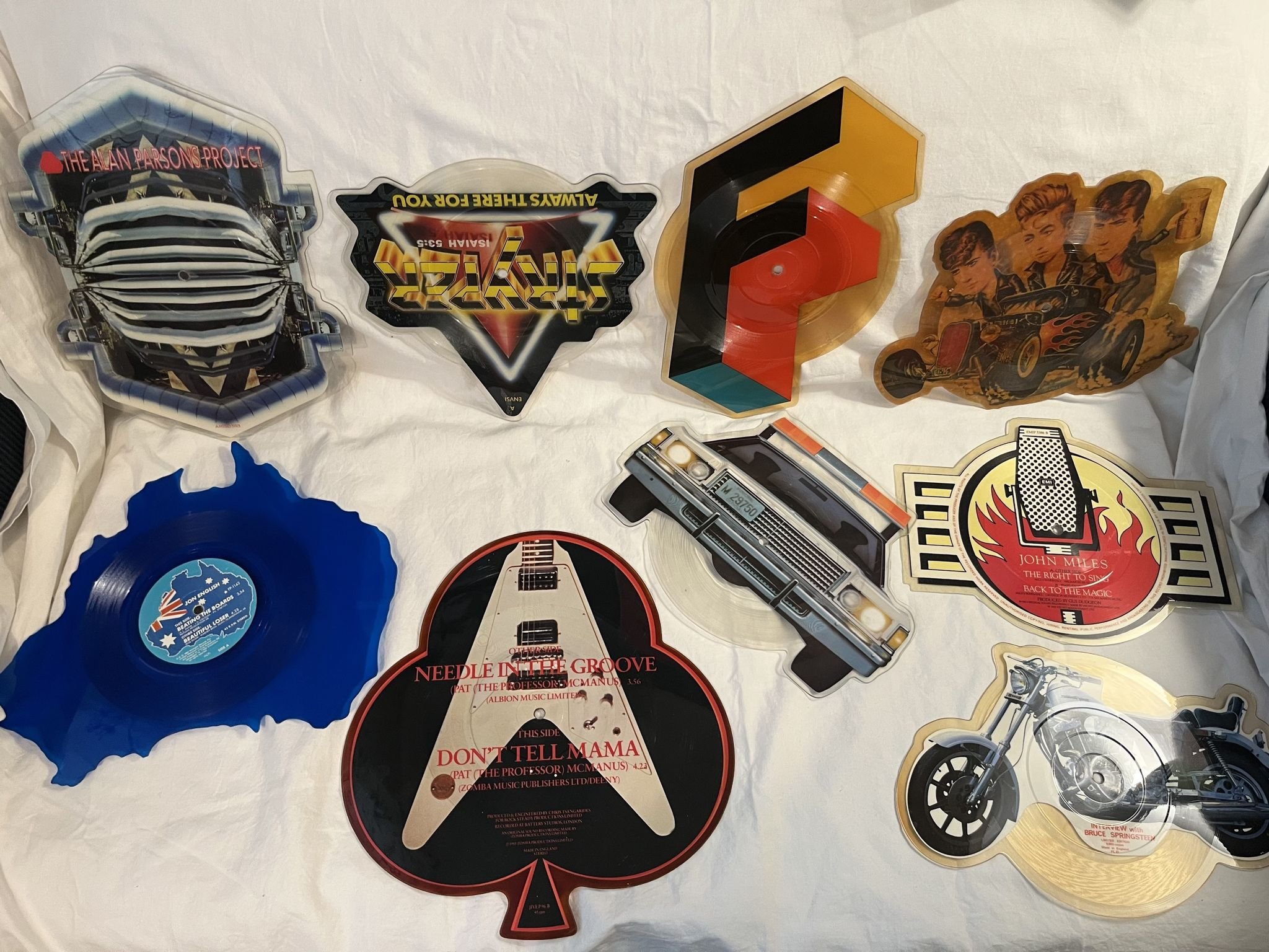 Omslagsbild för skivan 39 stycken Picture discs från Hot Records väggar / Lot 2