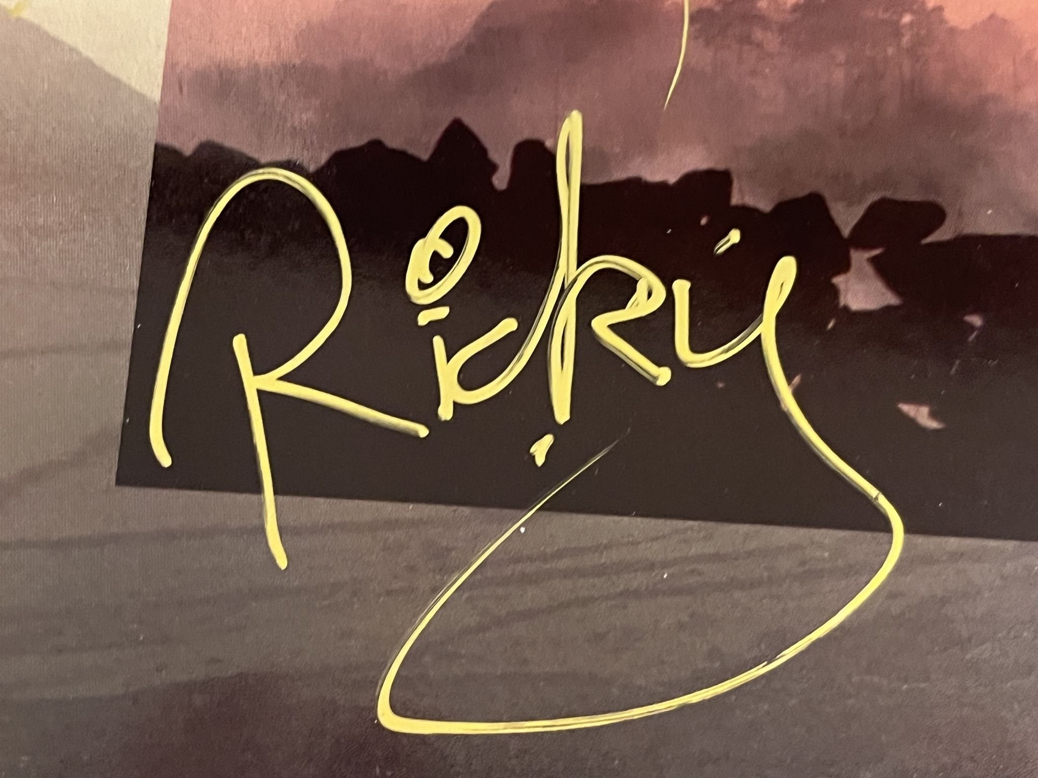 Omslagsbild för skivan The Men They Couldn't Hang – How Green Is The Valley LP -87 MCA * Signed Cover