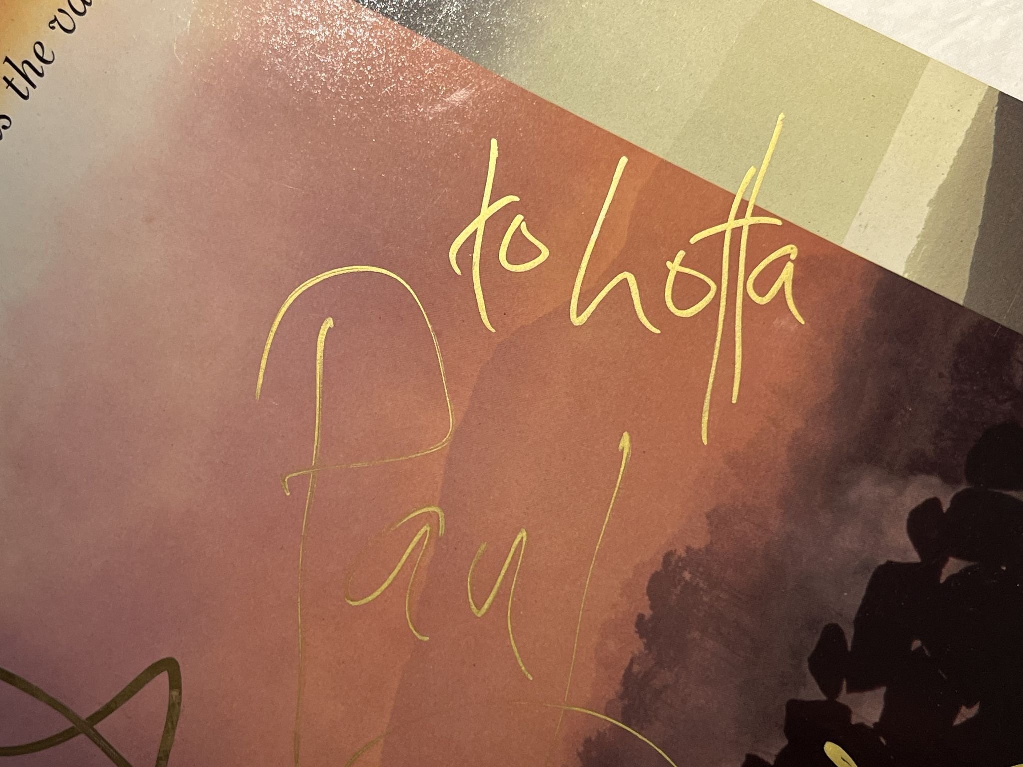 Omslagsbild för skivan The Men They Couldn't Hang – How Green Is The Valley LP -87 MCA * Signed Cover