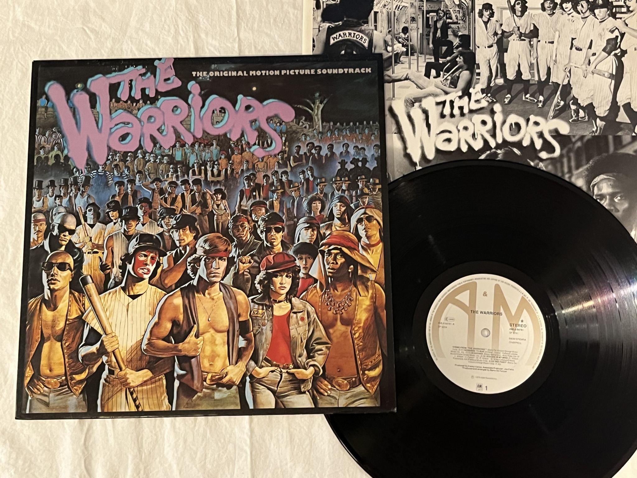 Omslagsbild för skivan VARIOUS - The Warriors LP -79 A&M AMLH 64761