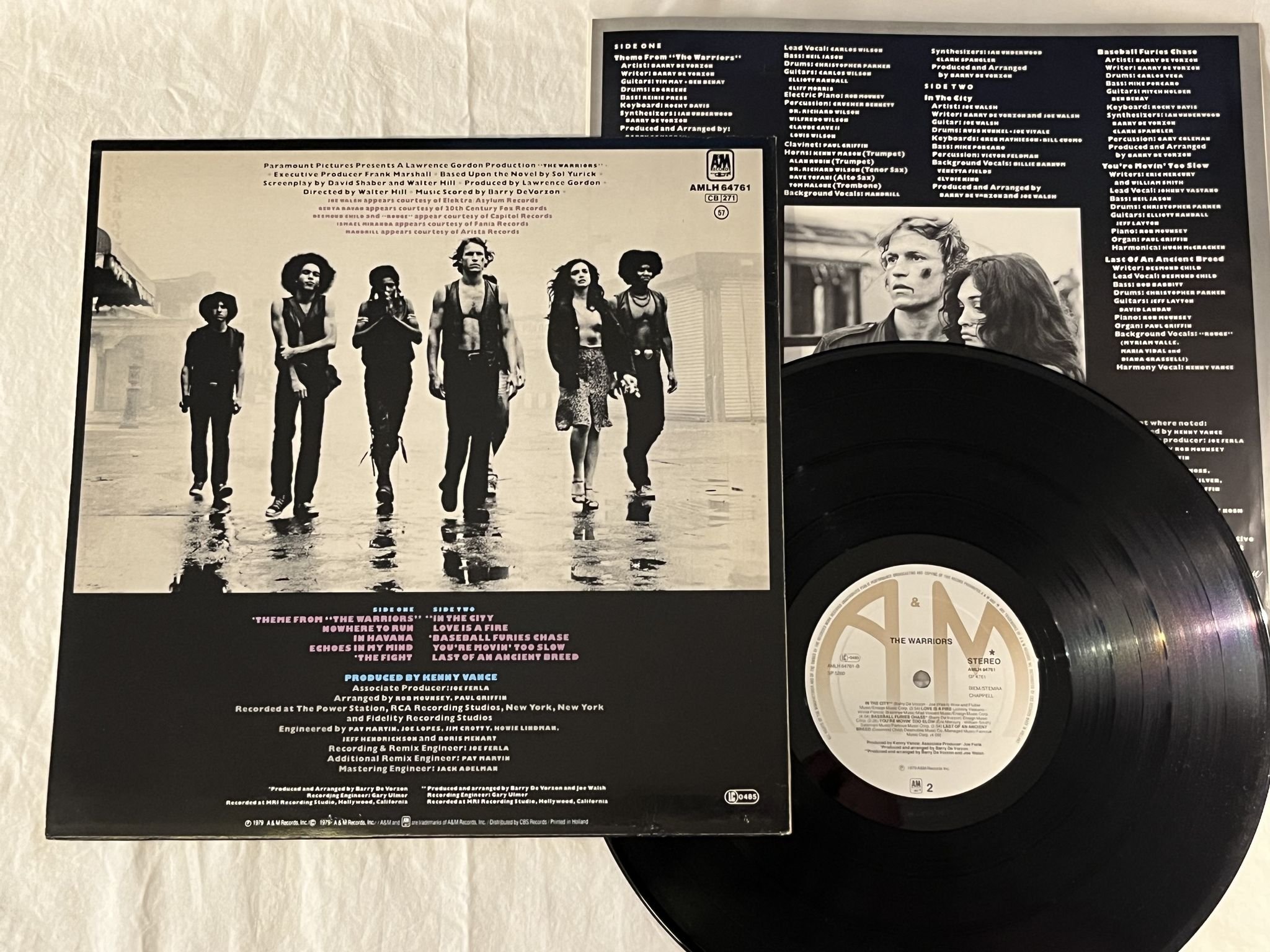 Omslagsbild för skivan VARIOUS - The Warriors LP -79 A&M AMLH 64761