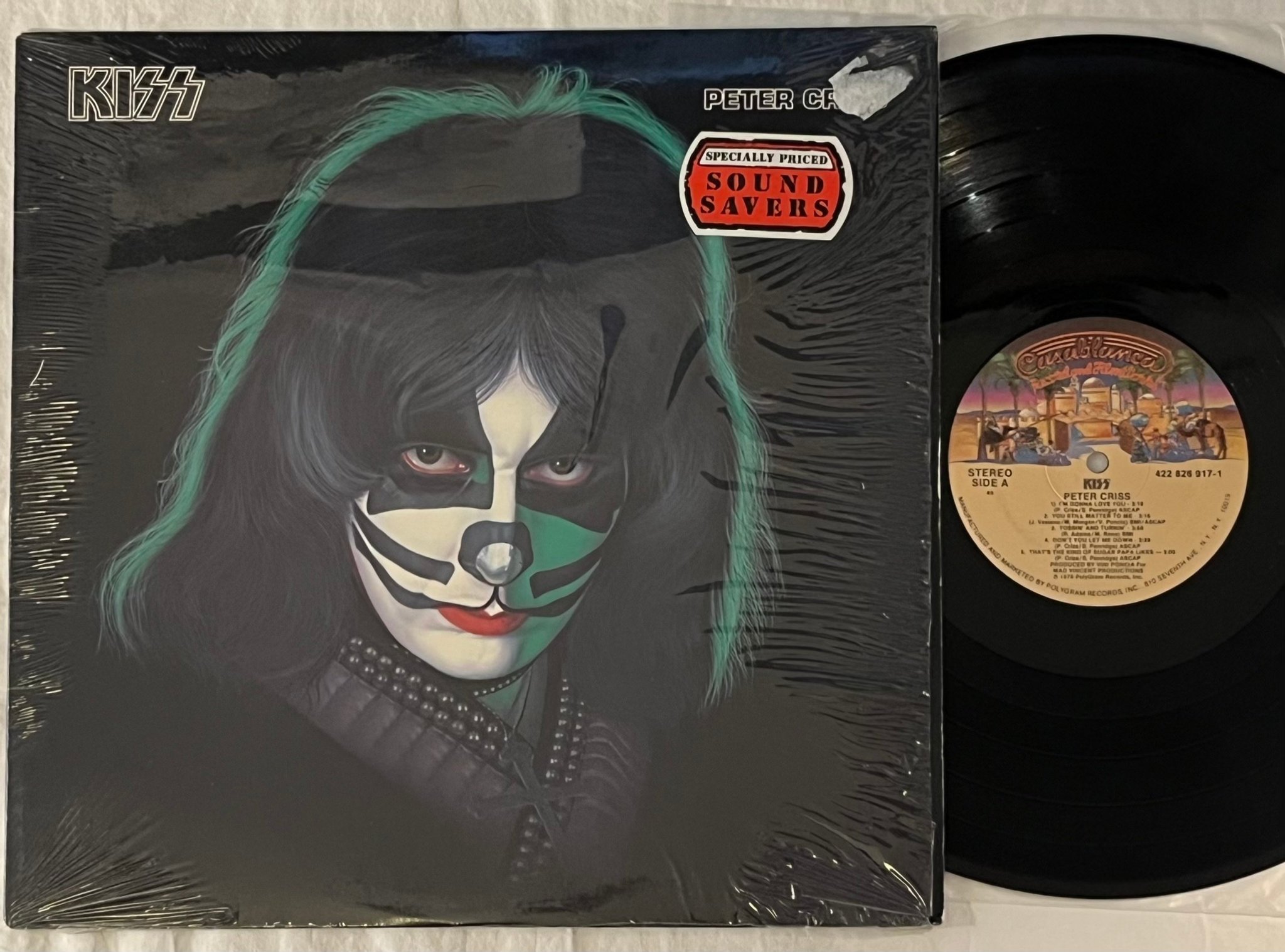 Omslagsbild för skivan KISS Peter Criss LP -78 US CASABLANCA 422826917-1