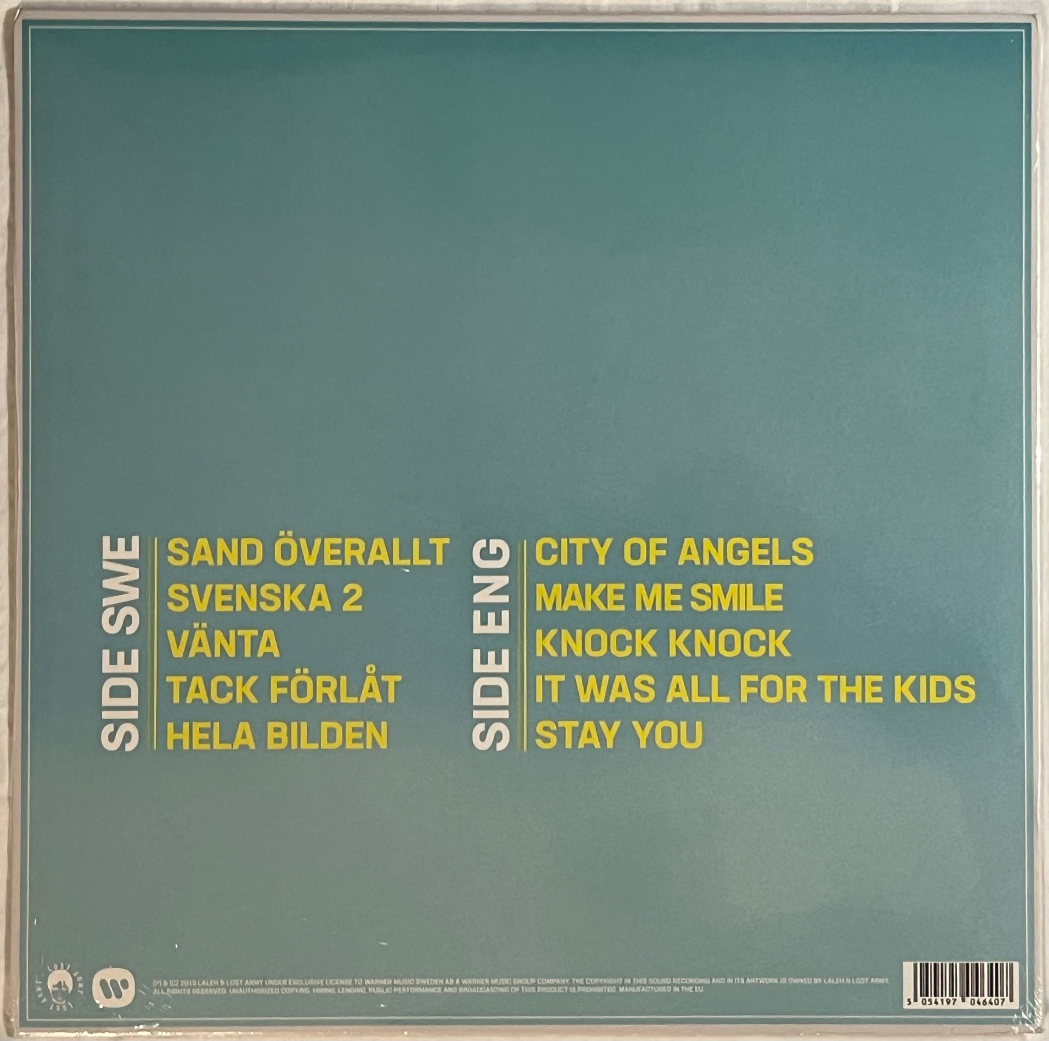 Omslagsbild för skivan LALEH vänta! LP 2019 WARNER MUSIC 5054197046407 ** SEALED **