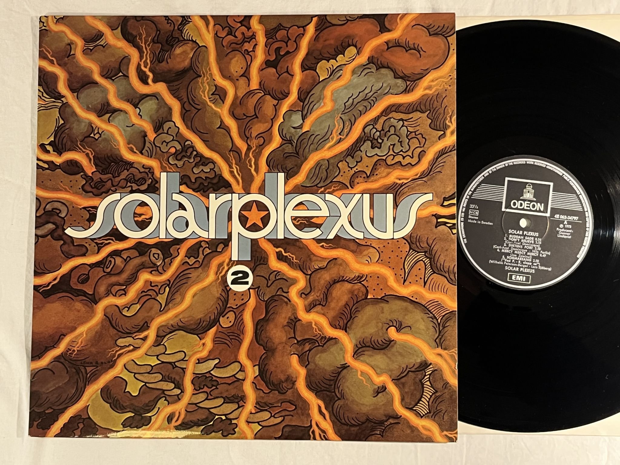Omslagsbild för skivan SOLAR PLEXUS Solar Plexus 2 LP -73 Swe ODEON 4E 062-34797