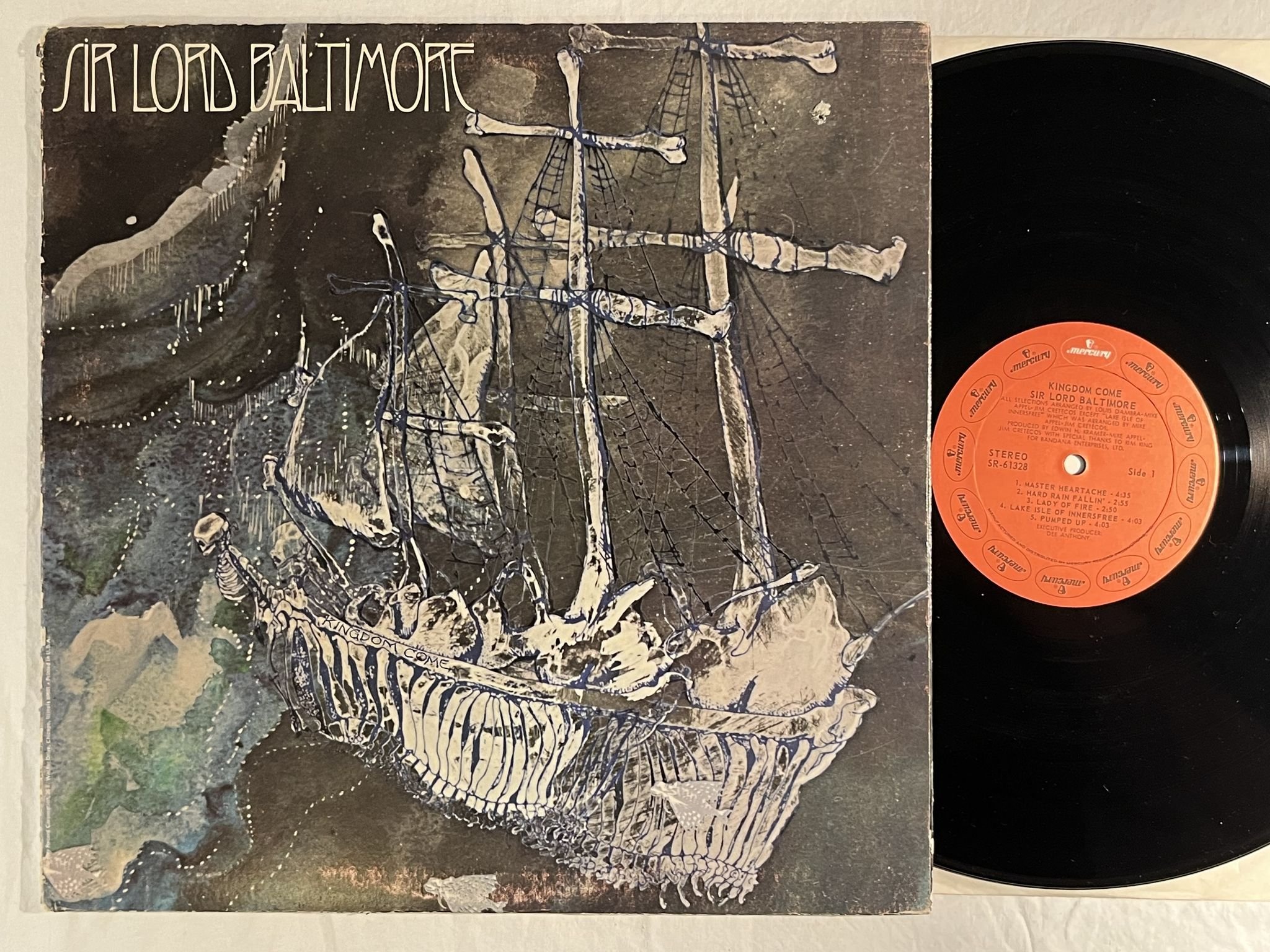 Omslagsbild för skivan SIR LORD BALTIMORE kingdom come LP -71 US MERCURY SR-61328