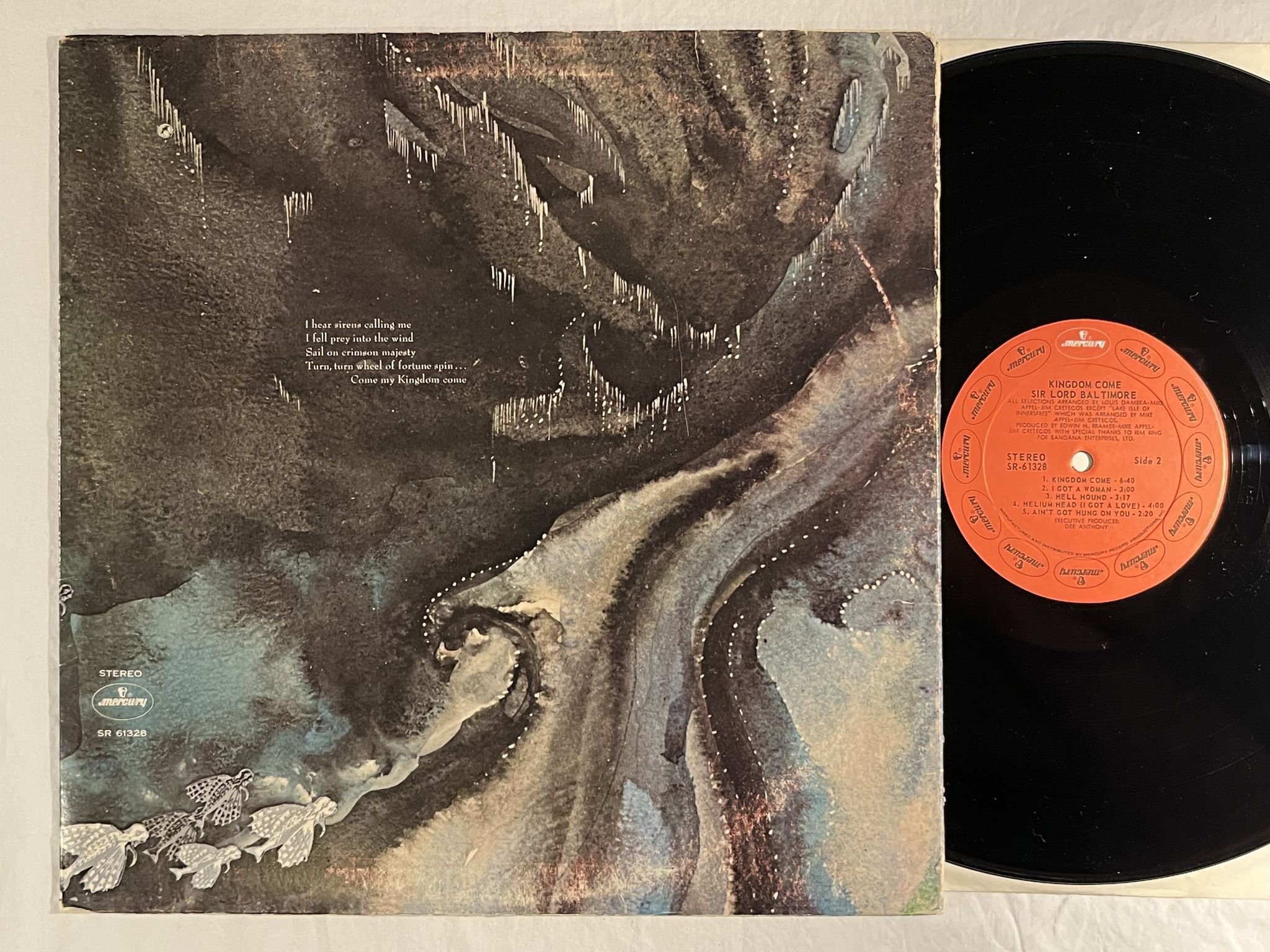 Omslagsbild för skivan SIR LORD BALTIMORE kingdom come LP -71 US MERCURY SR-61328