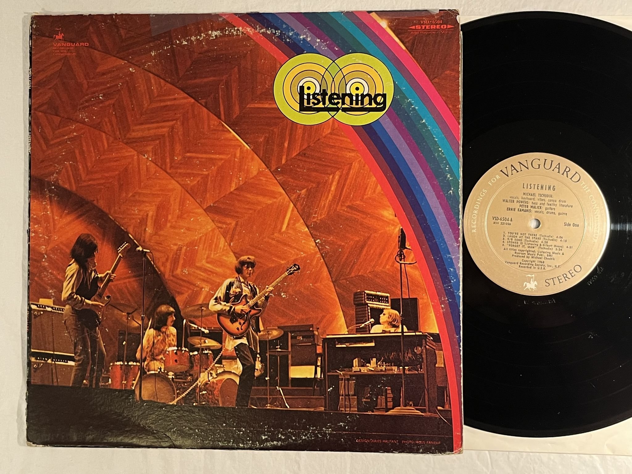 Omslagsbild för skivan LISTENING s/t LP -68 US VANGUARD VSD-6504 *** PSYCH ***