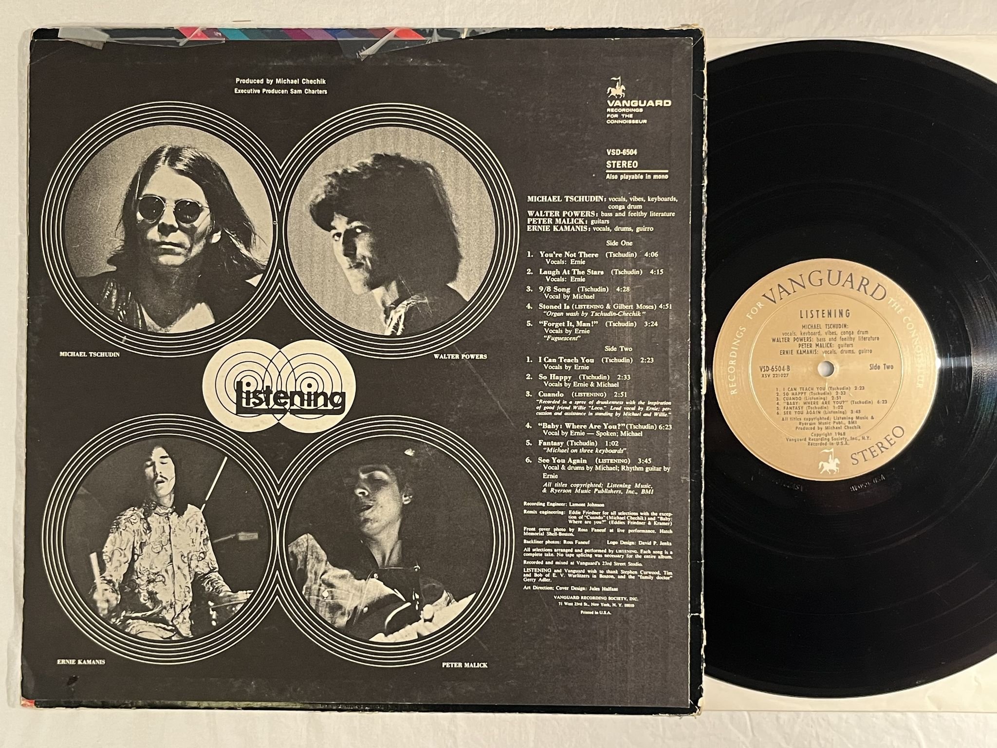 Omslagsbild för skivan LISTENING s/t LP -68 US VANGUARD VSD-6504 *** PSYCH ***