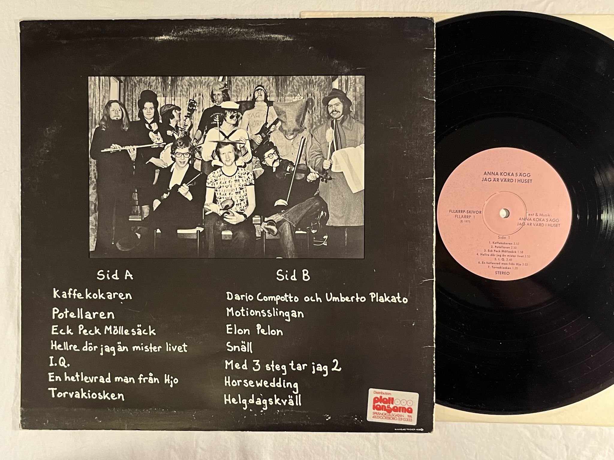 Omslagsbild för skivan Anna Koka 5 Ägg Jag Är Värd I Huset LP -75 Swe FLLÄRRP 1 *** VERY RARE ***