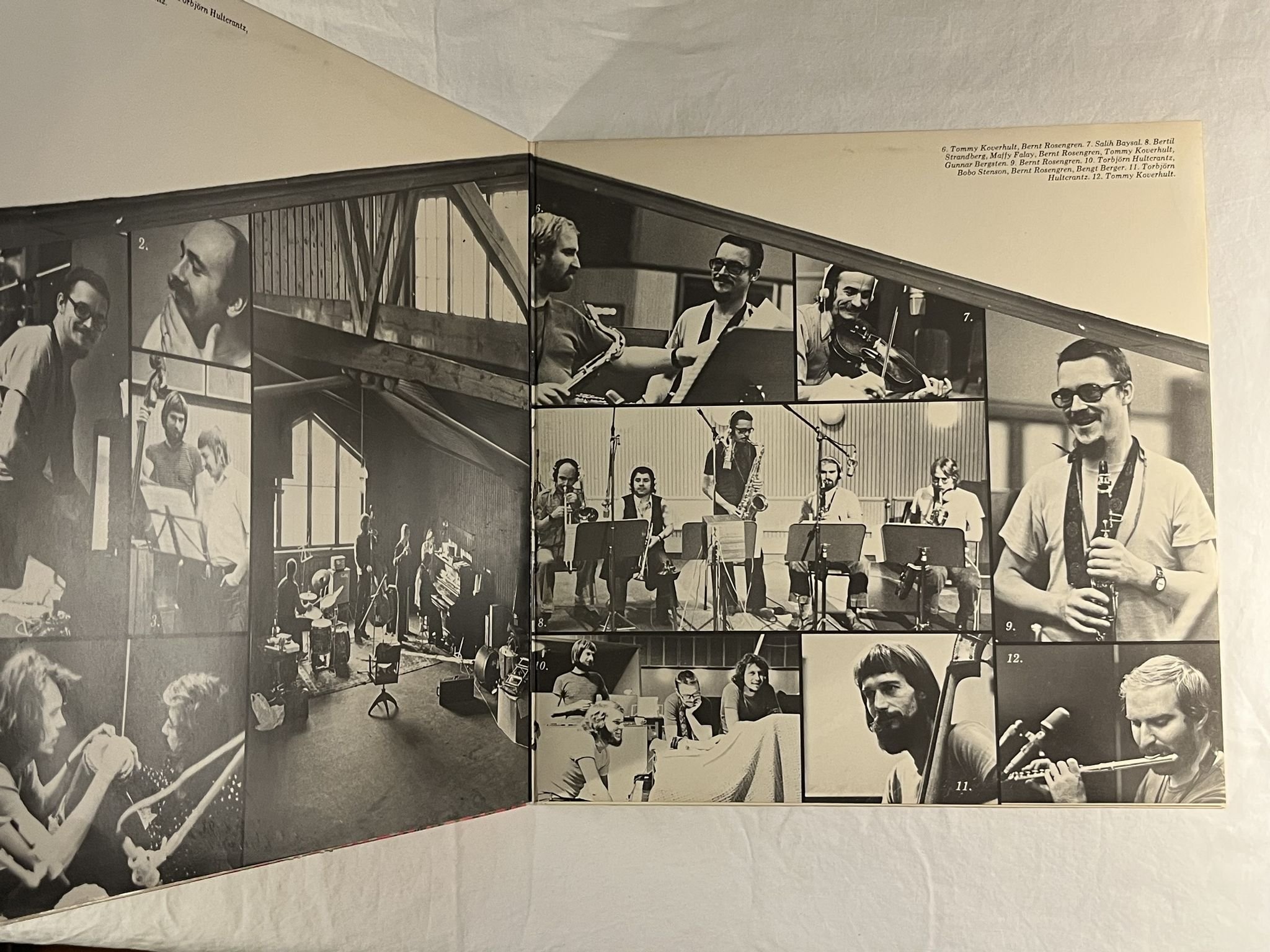 Omslagsbild för skivan BERNT ROSENGREN notes from the underground 2xLP -74 HARVEST * AVANTGARDE JAZZ *