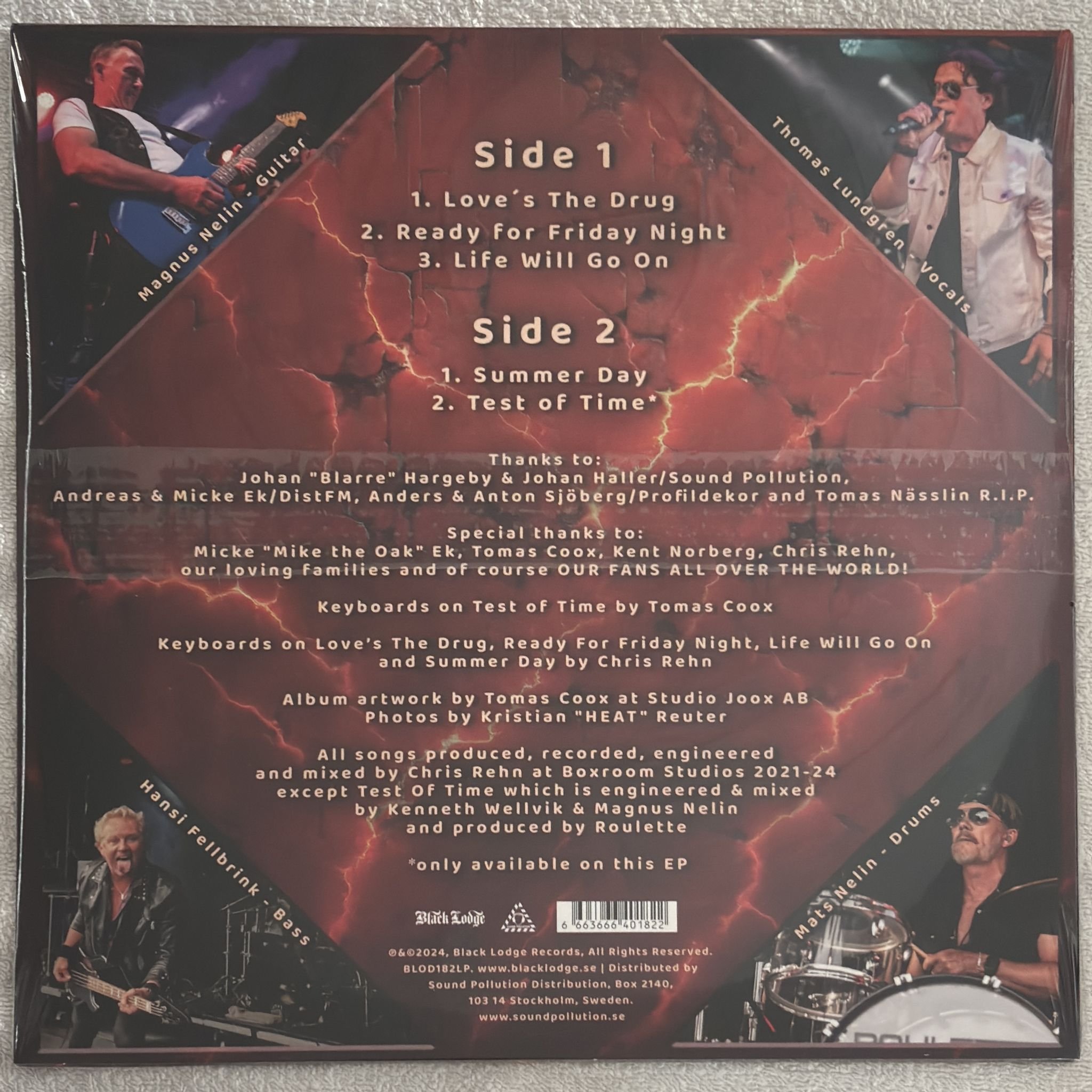 Omslagsbild för skivan ROULETTE from now until today LP Black Lodge Records BLOD182LP