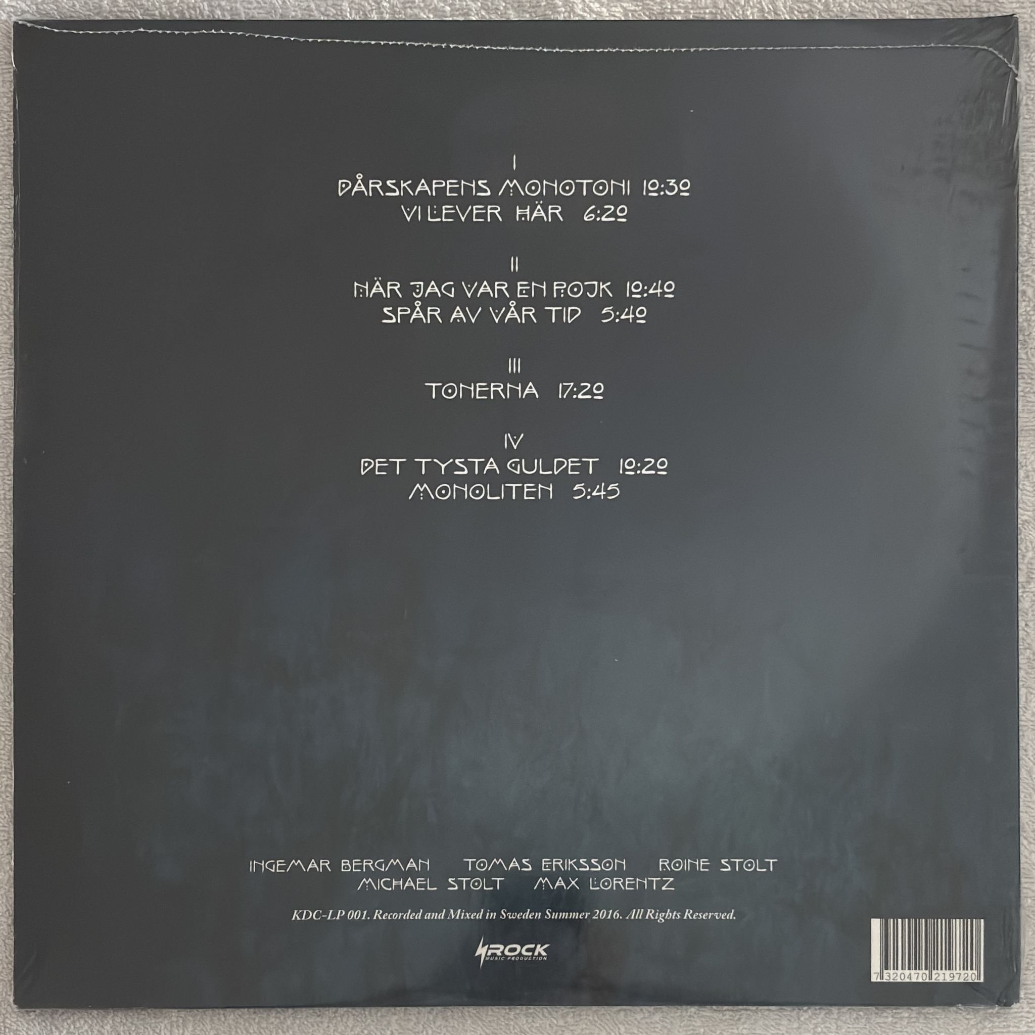 Omslagsbild för skivan KAIPA DA CAPO Dårskapens Monotoni 2xLP S-Rock Music Production KDC-LP 001