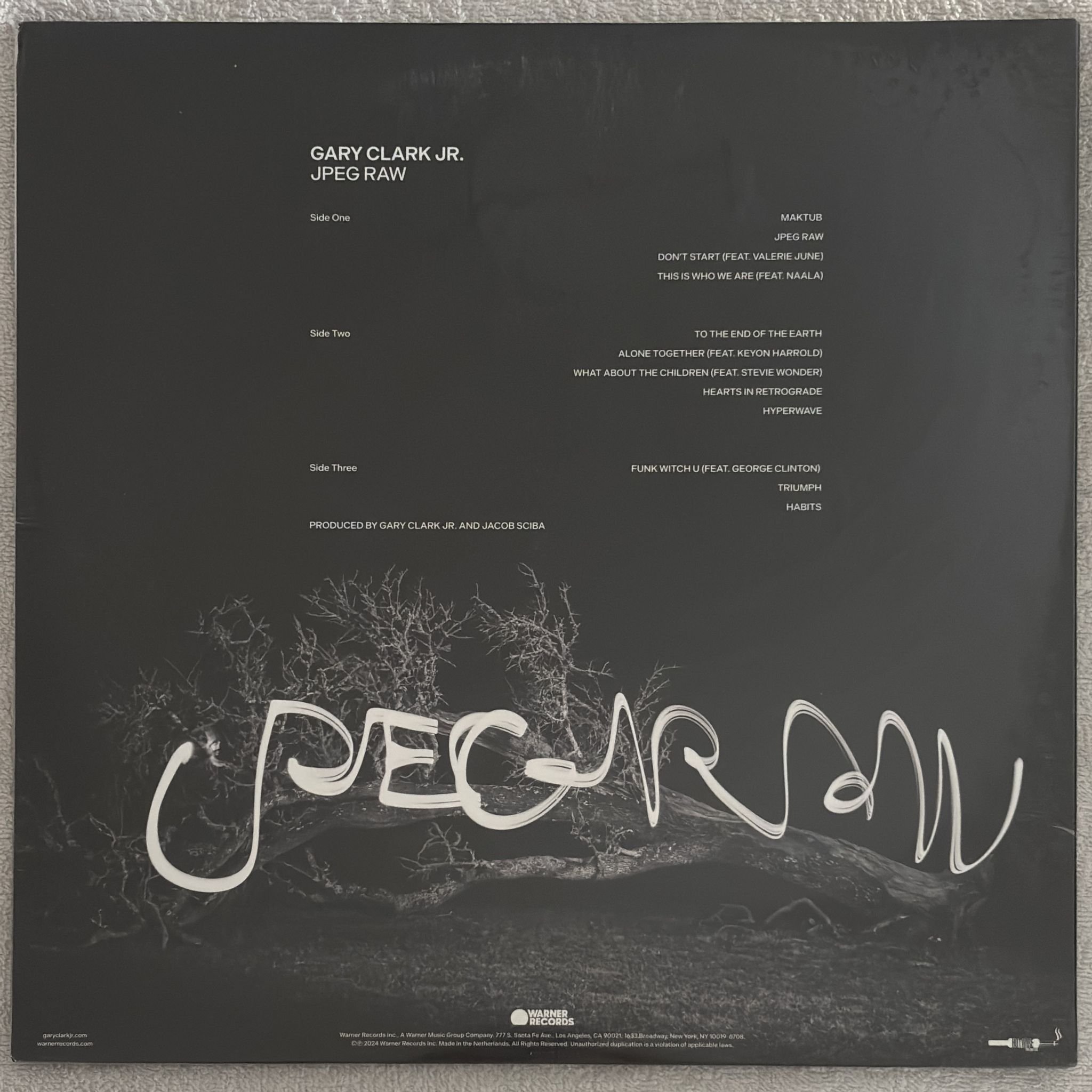 Omslagsbild för skivan GARY CLARK JR. jpeg raw LP Warner Records 093624873105