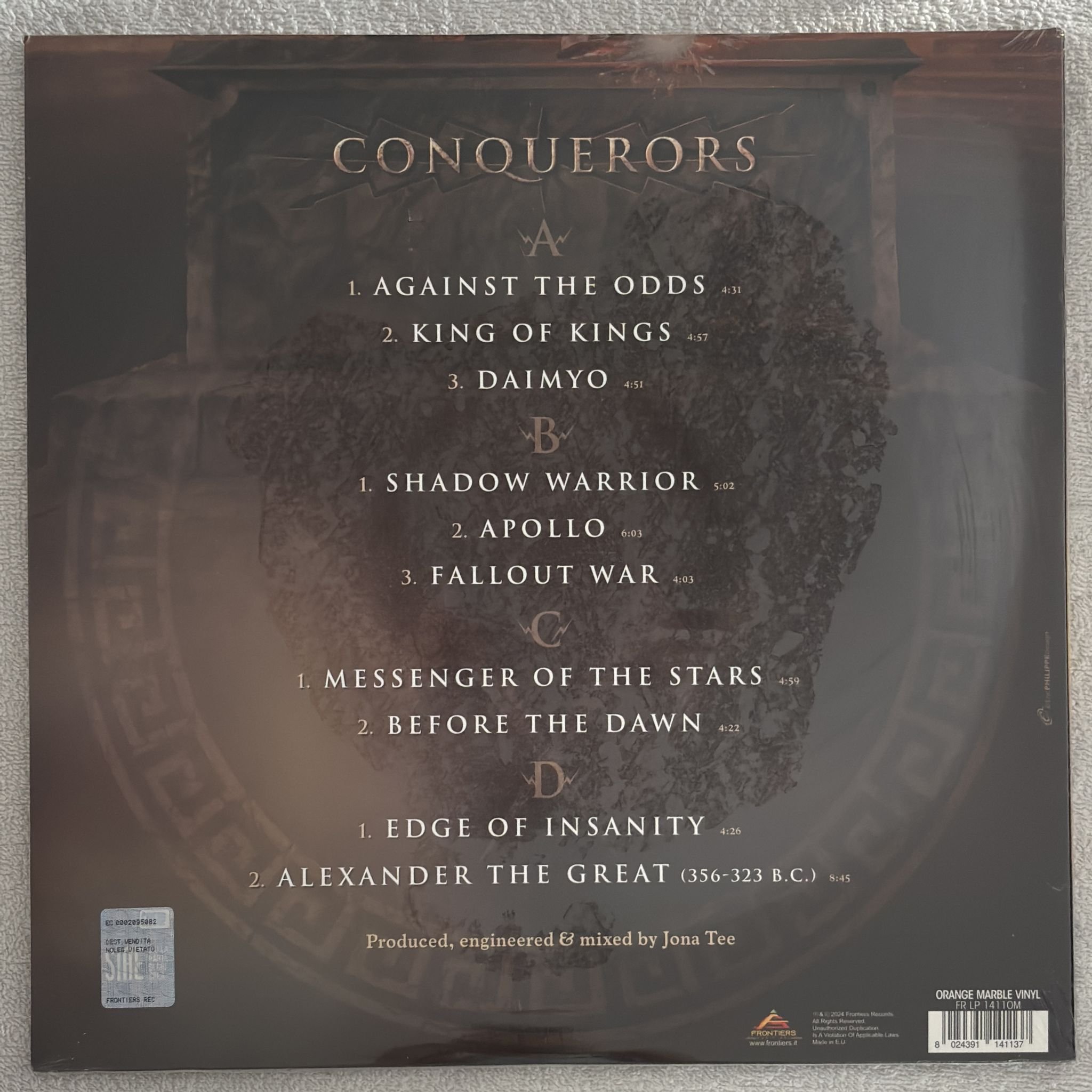 Omslagsbild för skivan NEW HORIZON Conquerors 2xLP Frontiers Music FR LP 1411OM